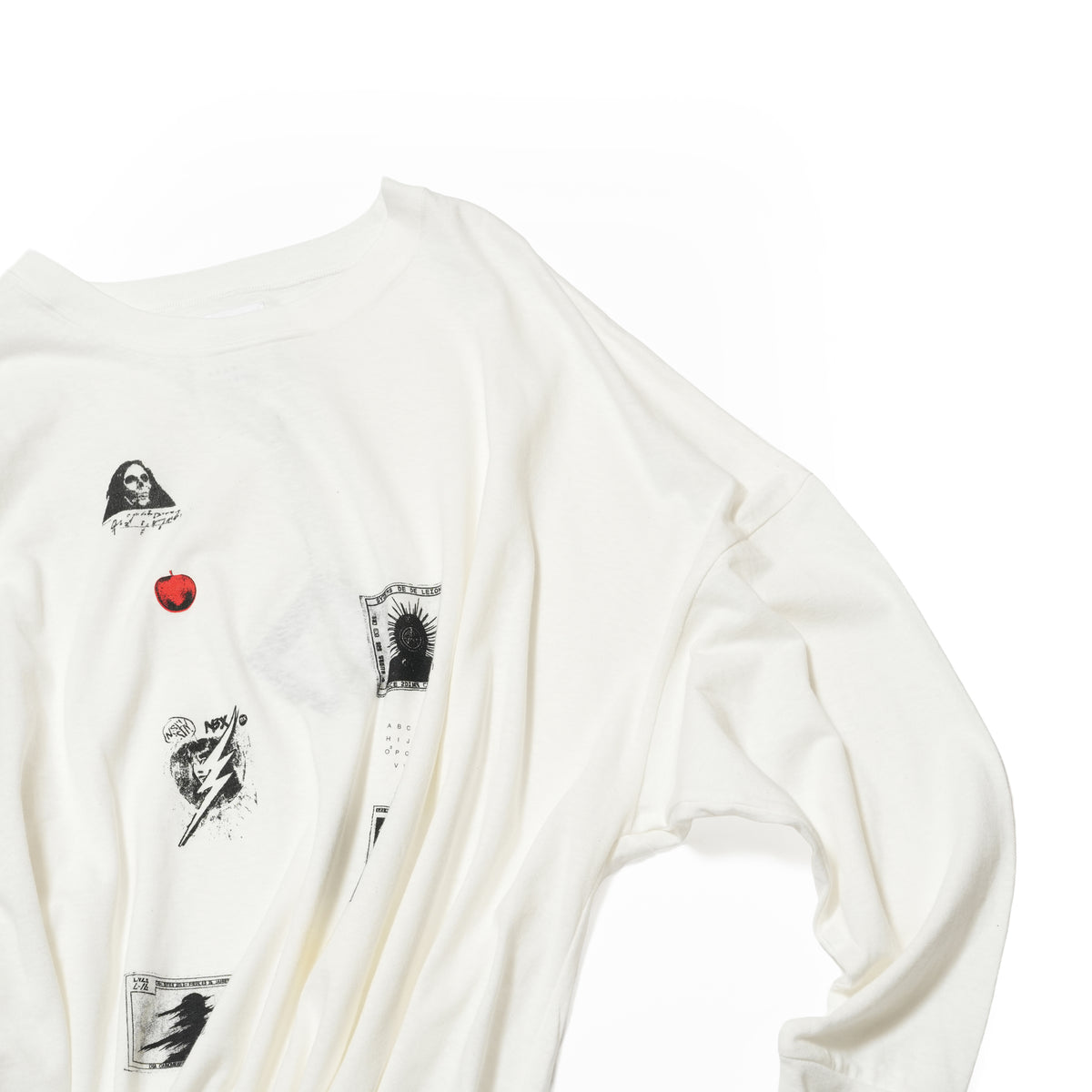 PATCH L&P L/S Tee – White | STOF