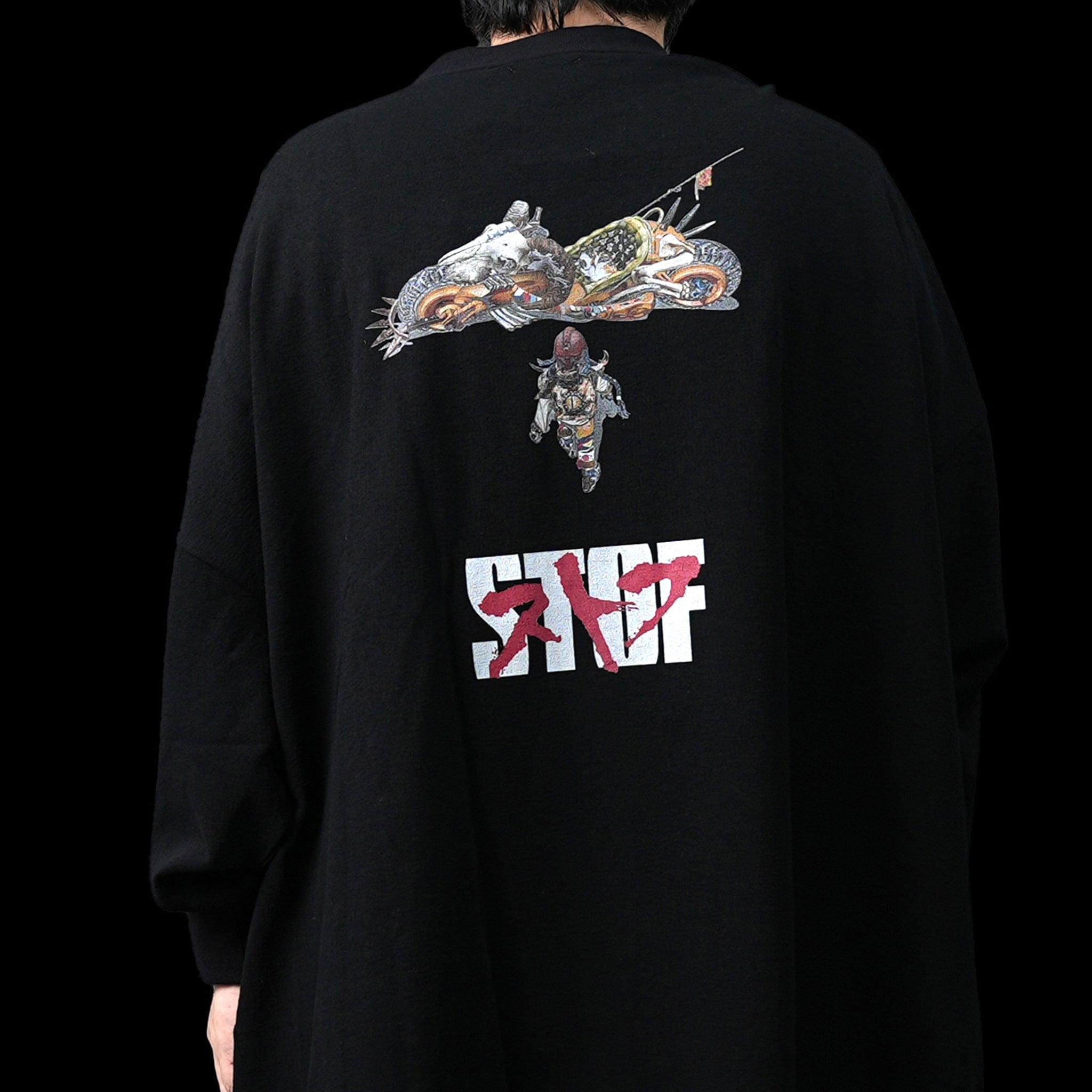 No:SF23AW-26A | Name:Back Pages Relax Pulover | Color:Black【STOF_ストフ】