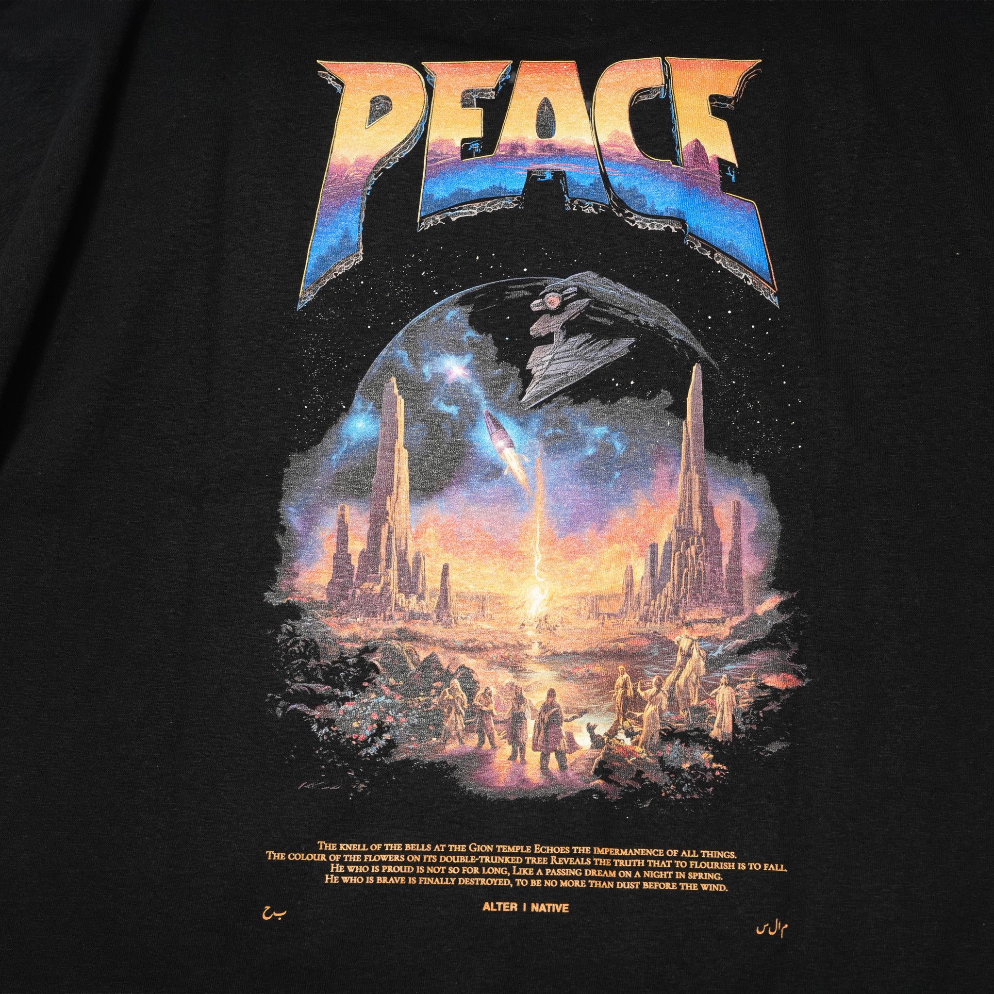 PEACE MAKER Tee – Black | STOF