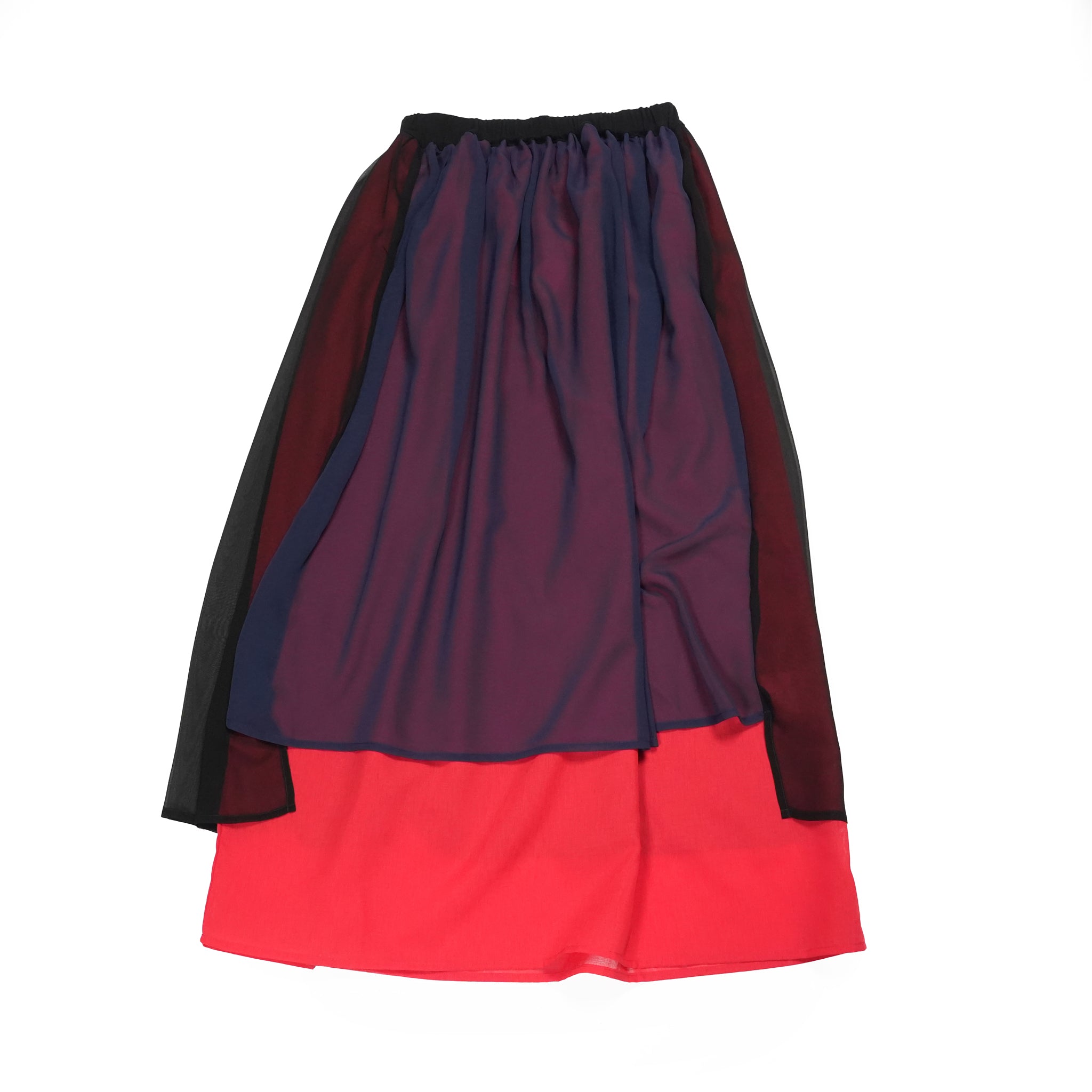 Mirage Layer Skirt | Color_Black | No_BSD26SS-09_Black【BEDSIDEDRAMA_ベッドサイドドラマ】