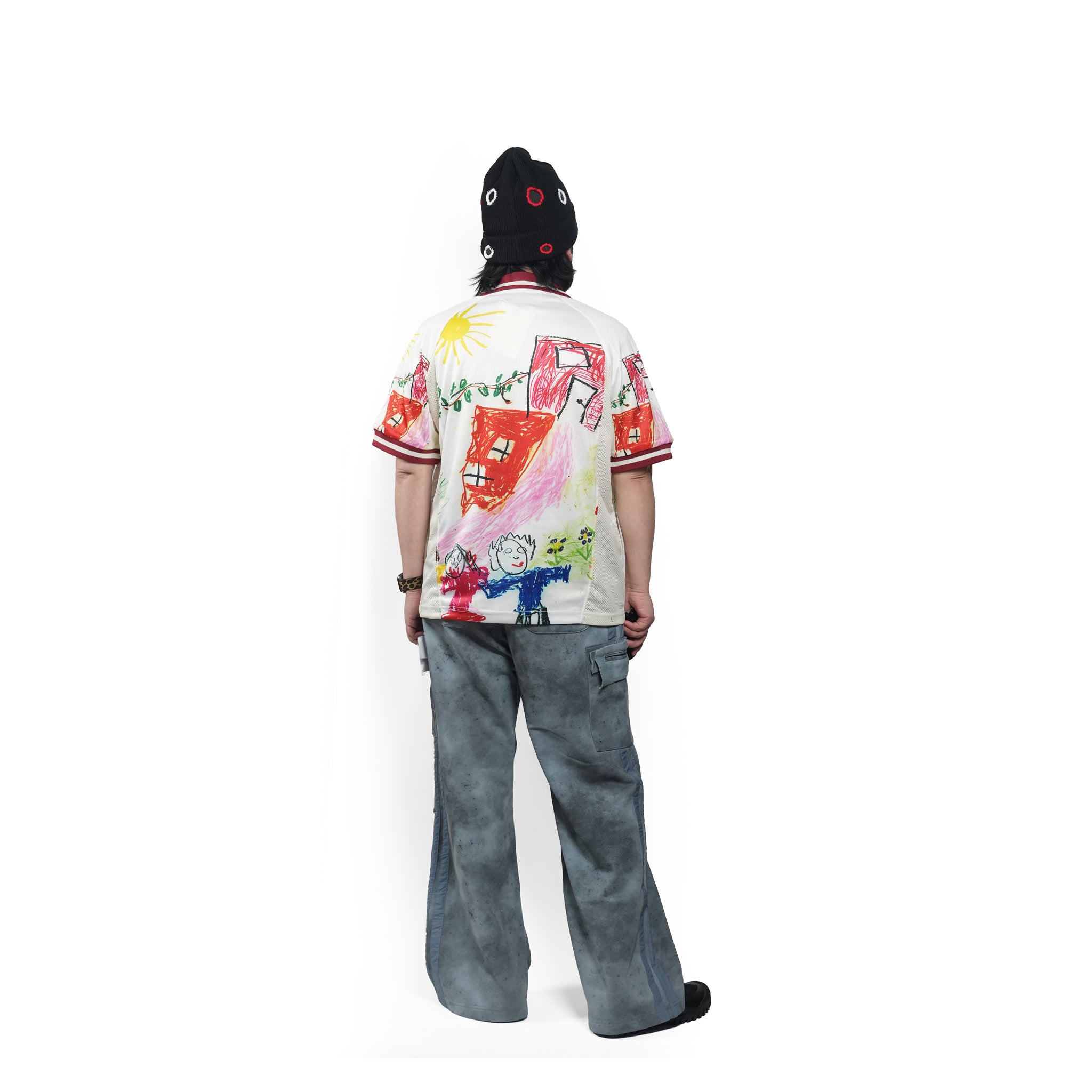 Grunge sweat cargo – Blue | PLATEAU STUDIO