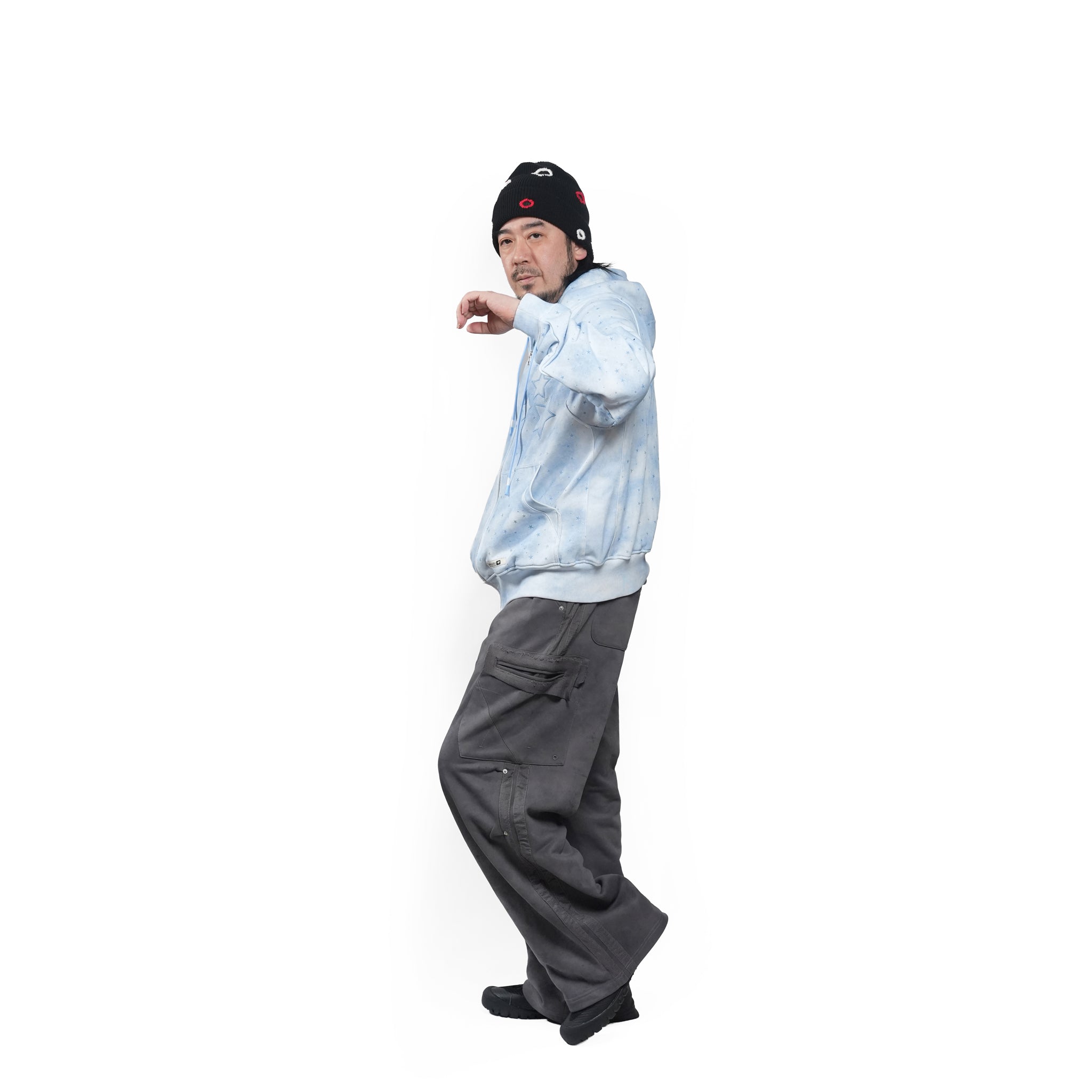 Star zip-up | Color_Sky Blue | No_PLA26SST12-3_Sky Blue【PLATEAU STUDIO_プラトー スタジオ】