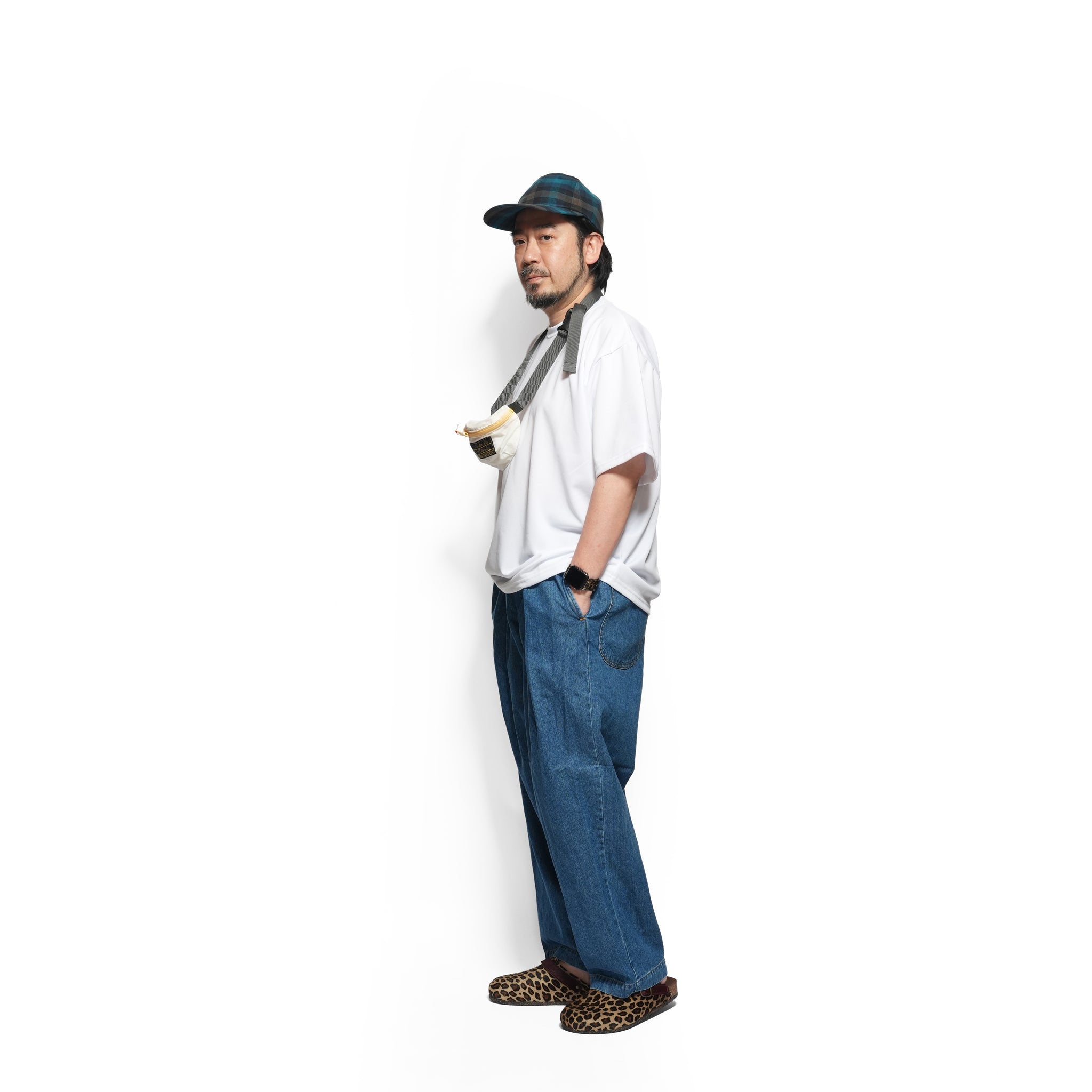 №11　NPID denim Beachslacks – Used wash Blue | RELAX FIT
