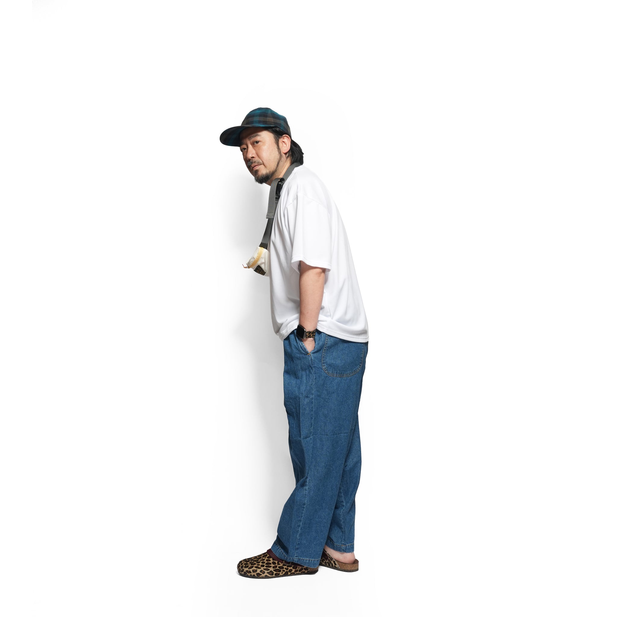 №11　NPID denim Beachslacks – Used wash Blue | RELAX FIT