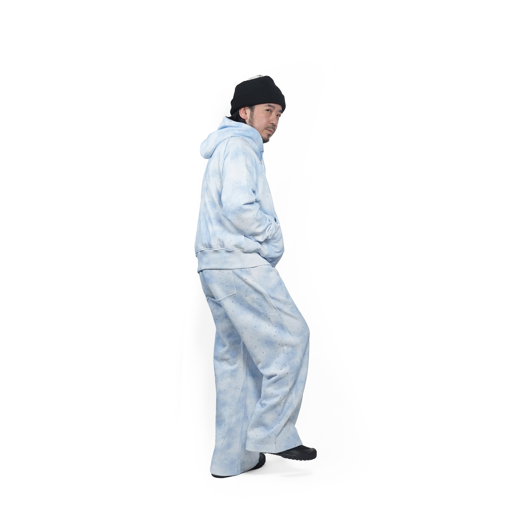 Star sweat pants | Color_Sky Blue | No_PLA26SSP04-3_Sky Blue【PLATEAU STUDIO_プラトー スタジオ】
