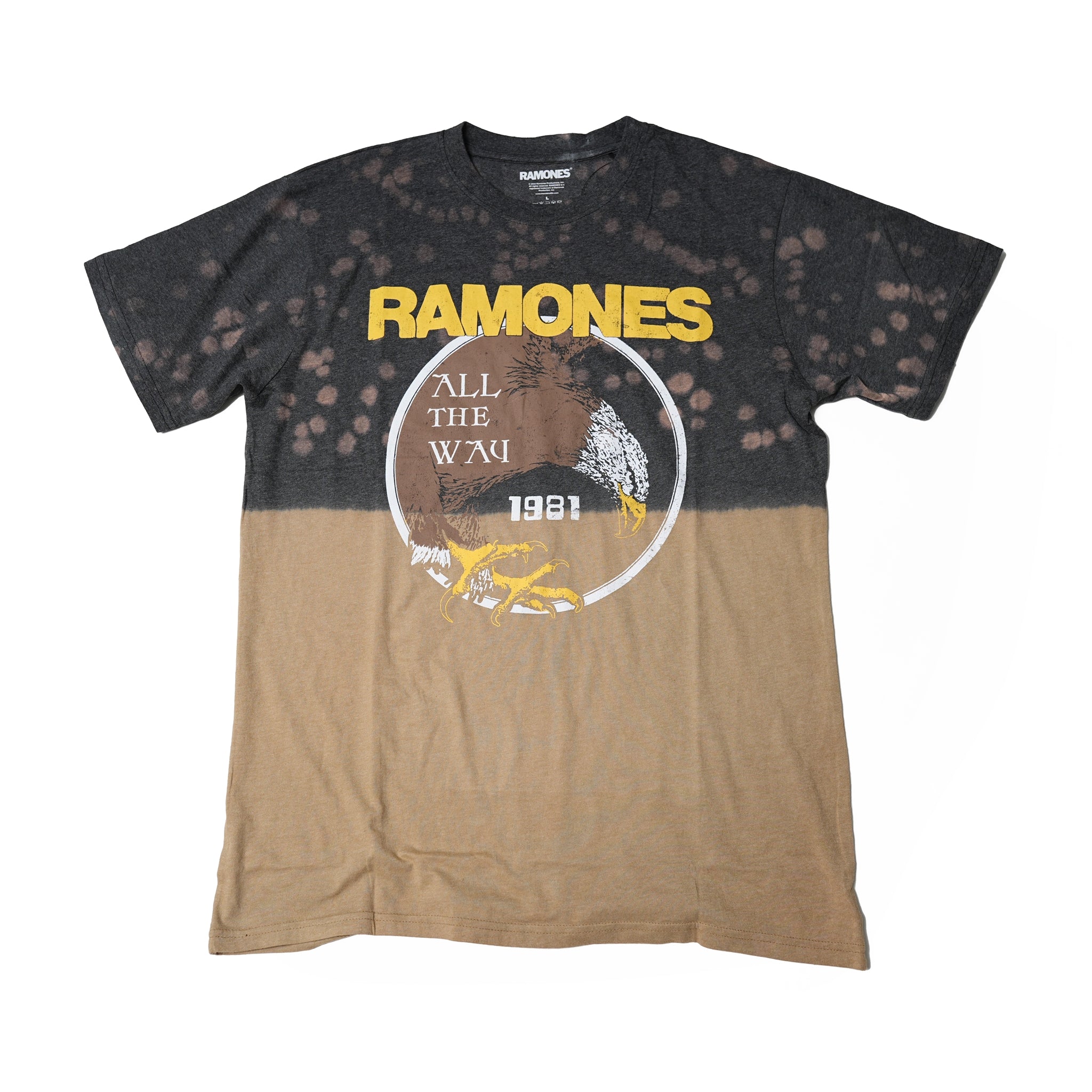 Name:Ramones_All The Way_Uni_BL_Dip-Dye【ROCK OFF】【ネコポス選択可能】