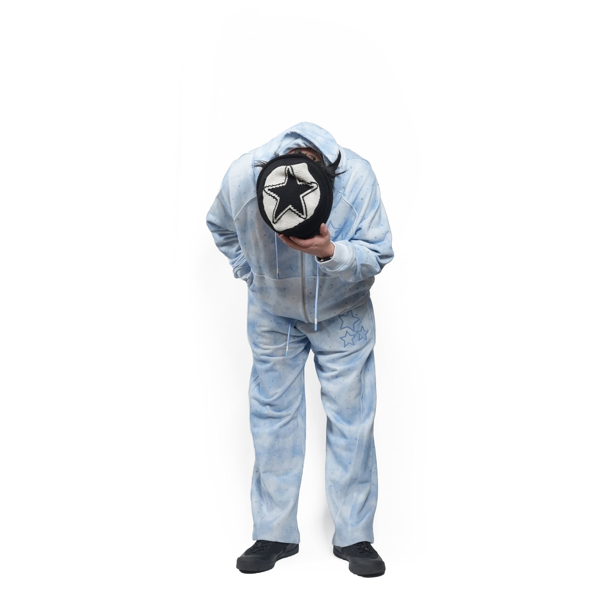 Star zip-up – Sky Blue | PLATEAU STUDIO
