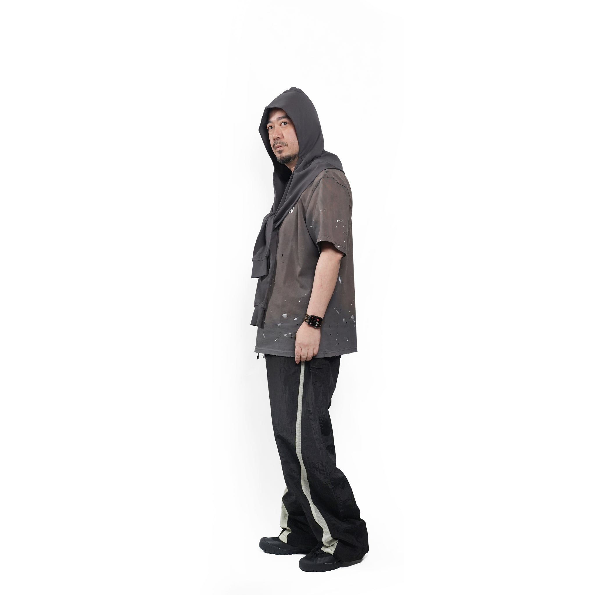 Hood scarf – Dark Grey | PLATEAU STUDIO