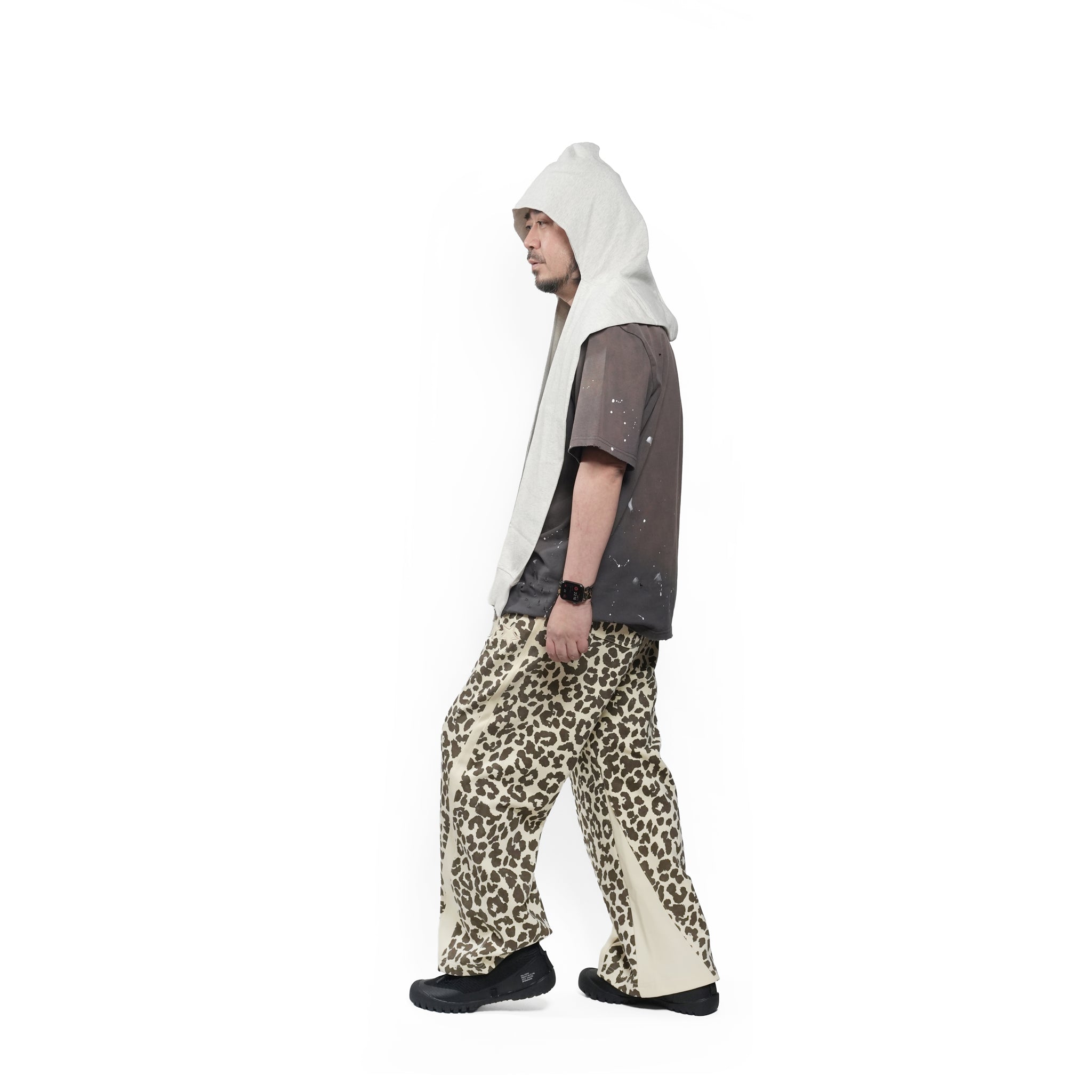 Star sweat pants – Leopard | PLATEAU STUDIO