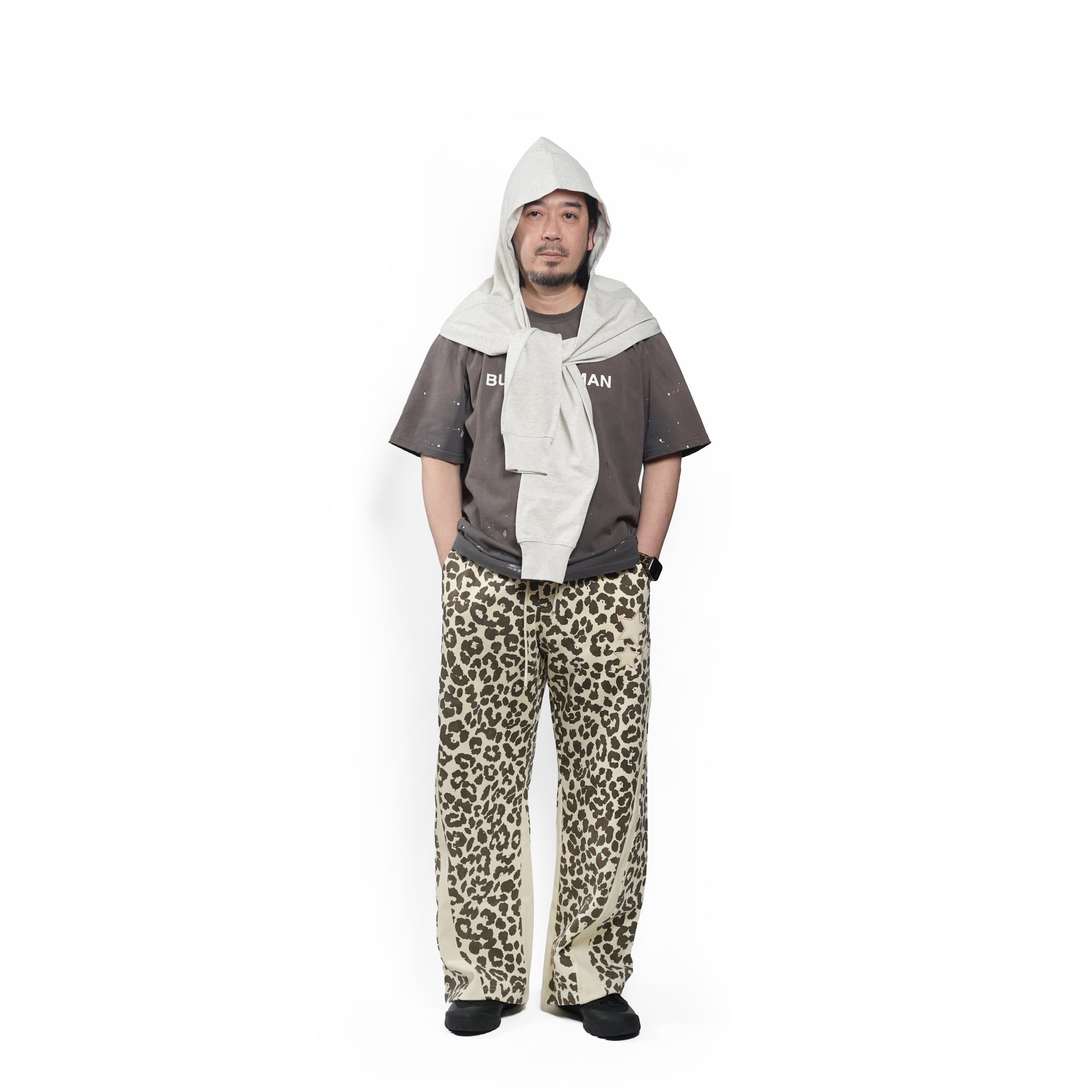 Hood scarf – Light Grey | PLA26SSAC05-1_Light Grey | PLATEAU STUDIO