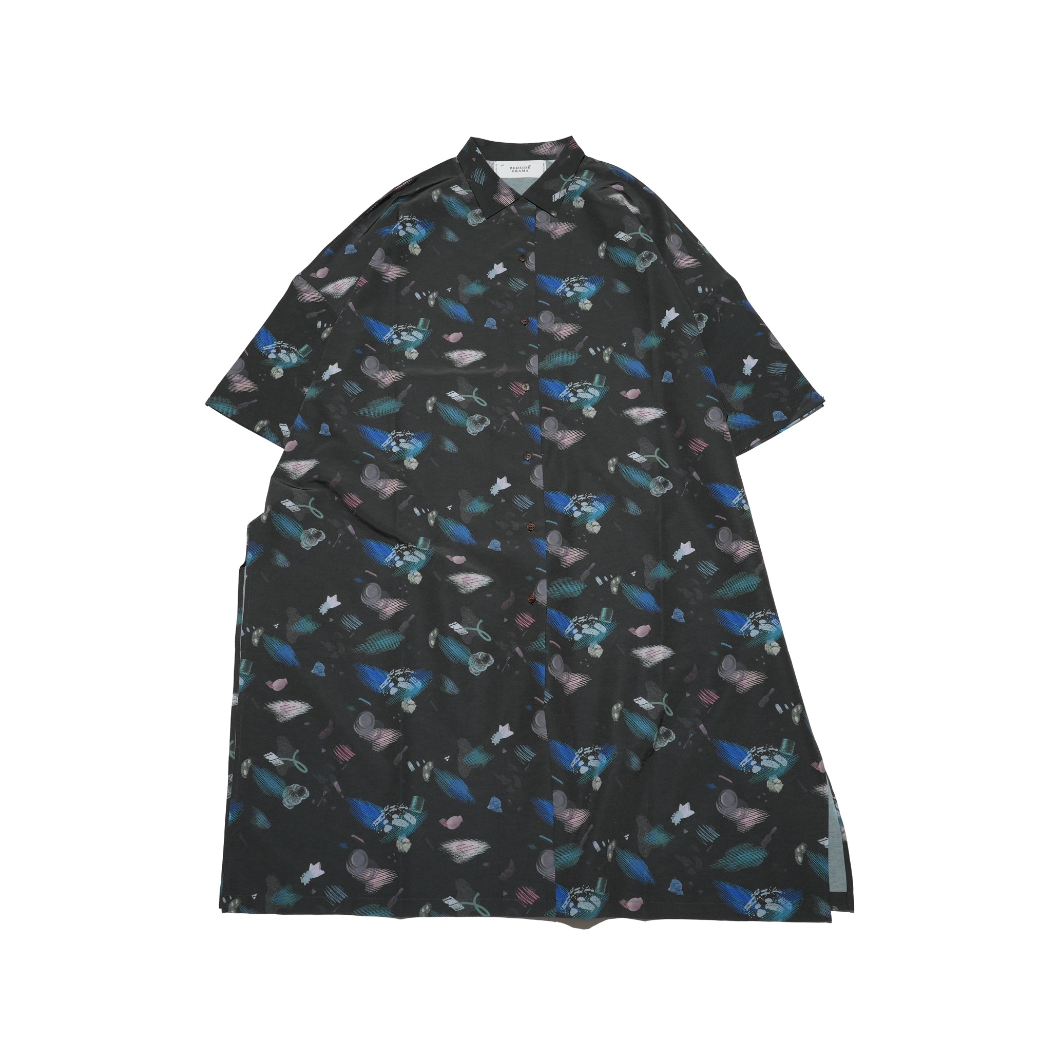 No:bsd24SS-08 | Name:Poltergeist Halfsleeve Shirt | Color:Black【BEDSIDEDRAMA_ベッドサイドドラマ】