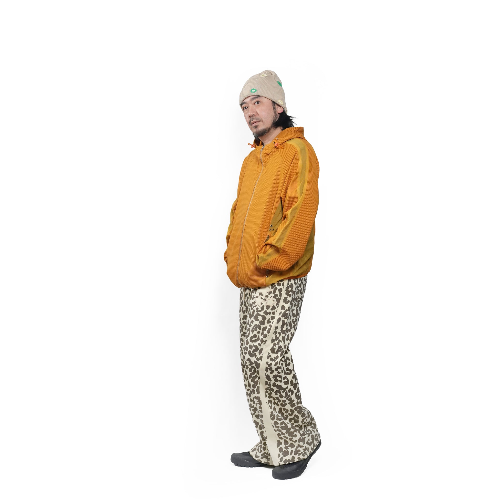 Waffle runner jacket | Color_Orange | No_PLA26SSJ07-2_Orange【PLATEAU STUDIO_プラトー スタジオ】