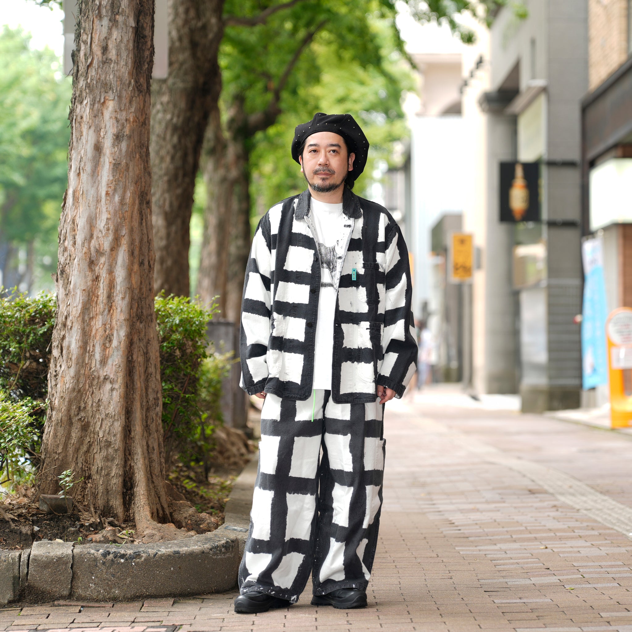 Licorice Check Forager Coat 【MEALS CLOTHING_ミールズクロージング】