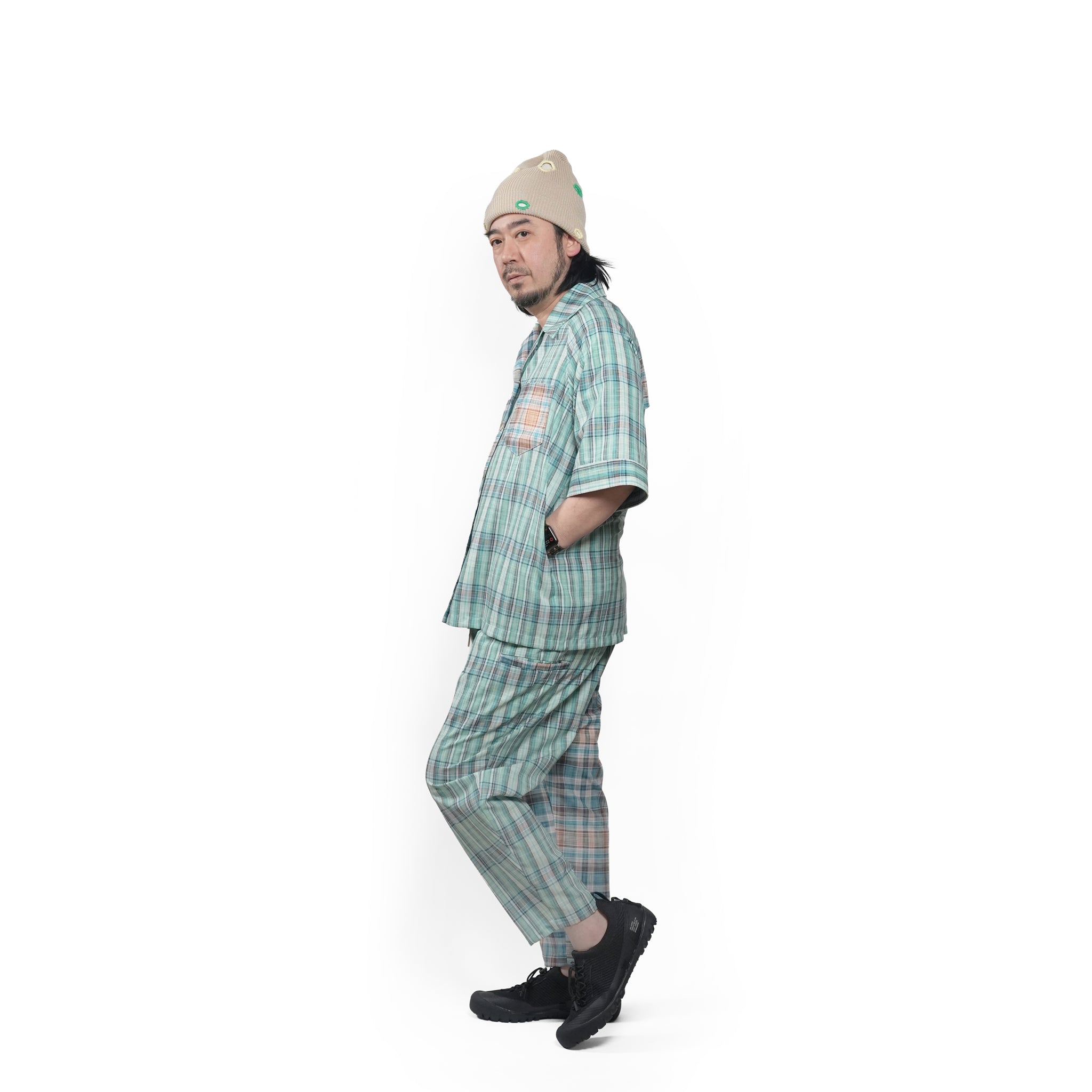 PEDESTRIAN WIDE PANTS– Green | STOF