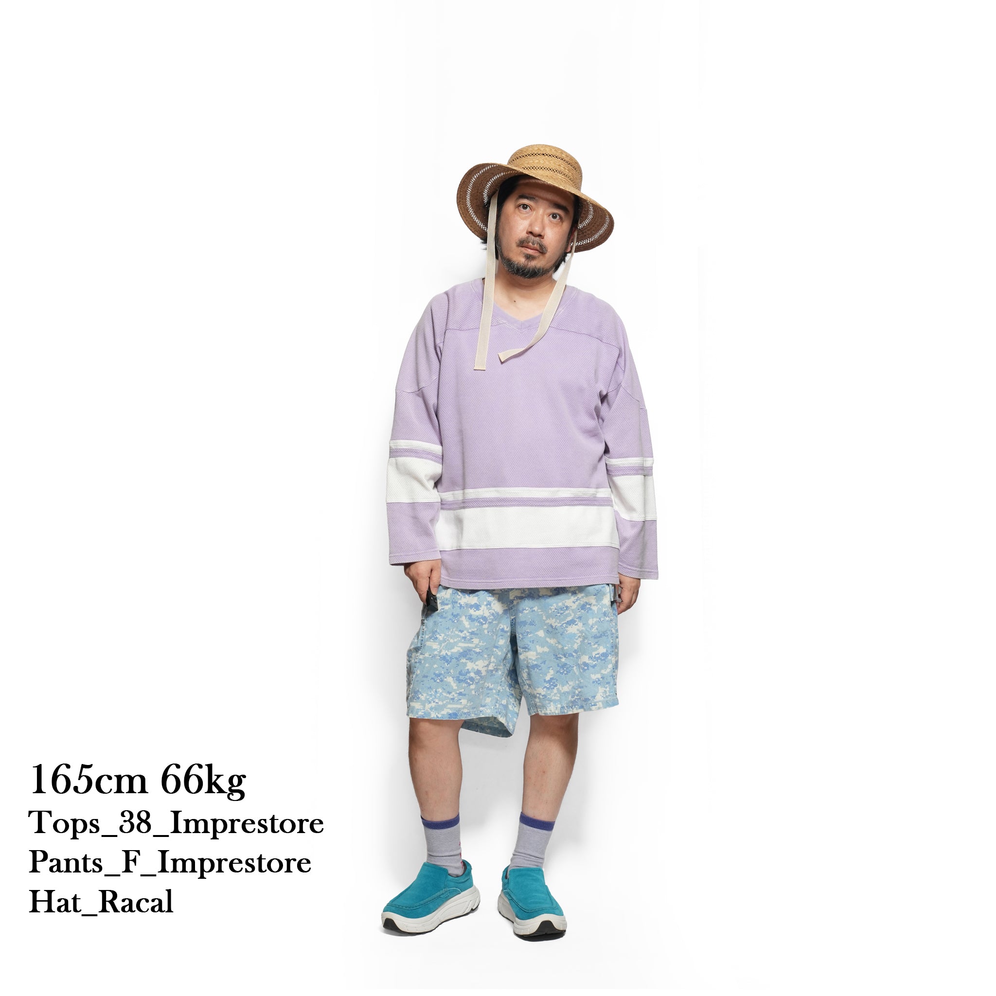 EASY Shorts indigo Degital Camo / Randy-short indigo Degicamo | IMPRESTORE