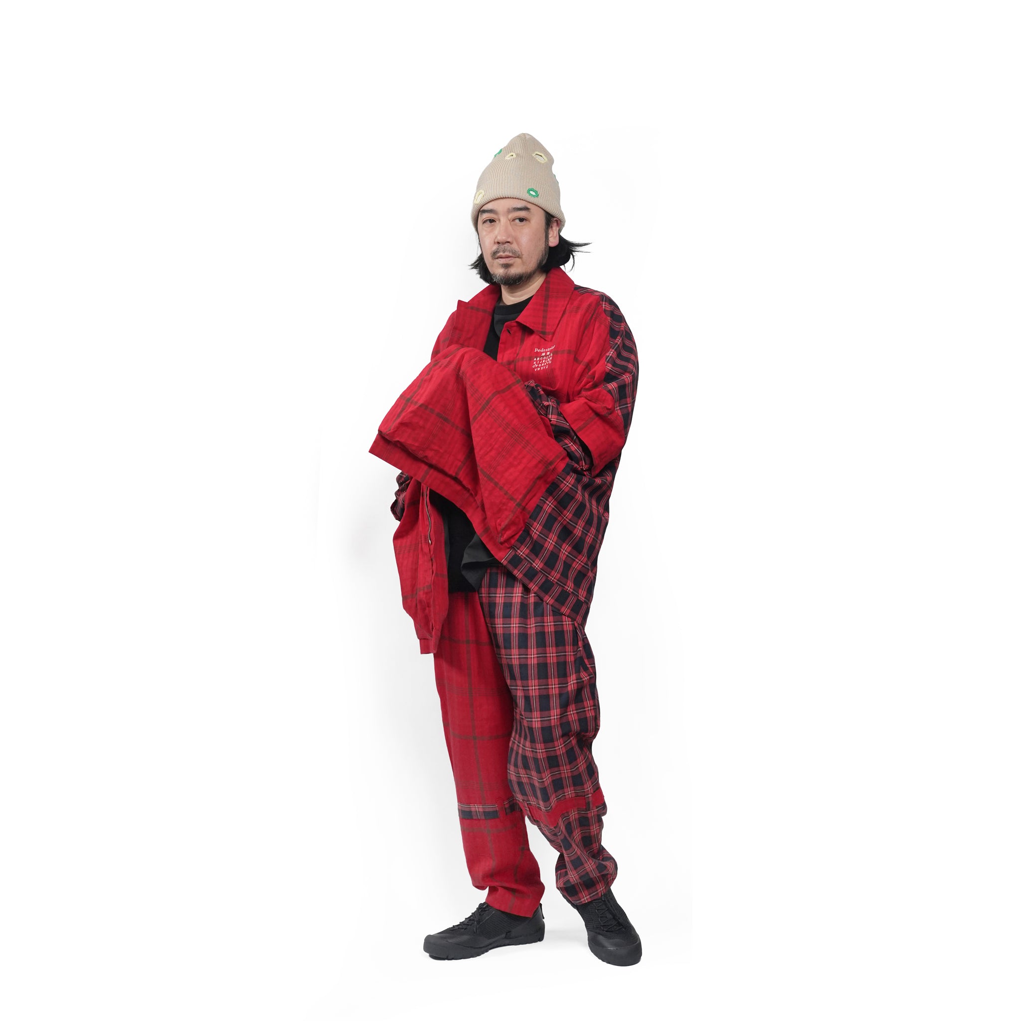 TRIBE EMBROI CHANGE JACKET– Red | STOF