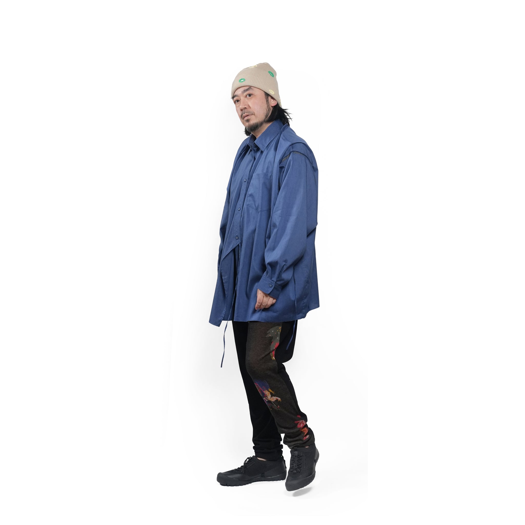 SAMUE SHIRT 改– Blue | STOF