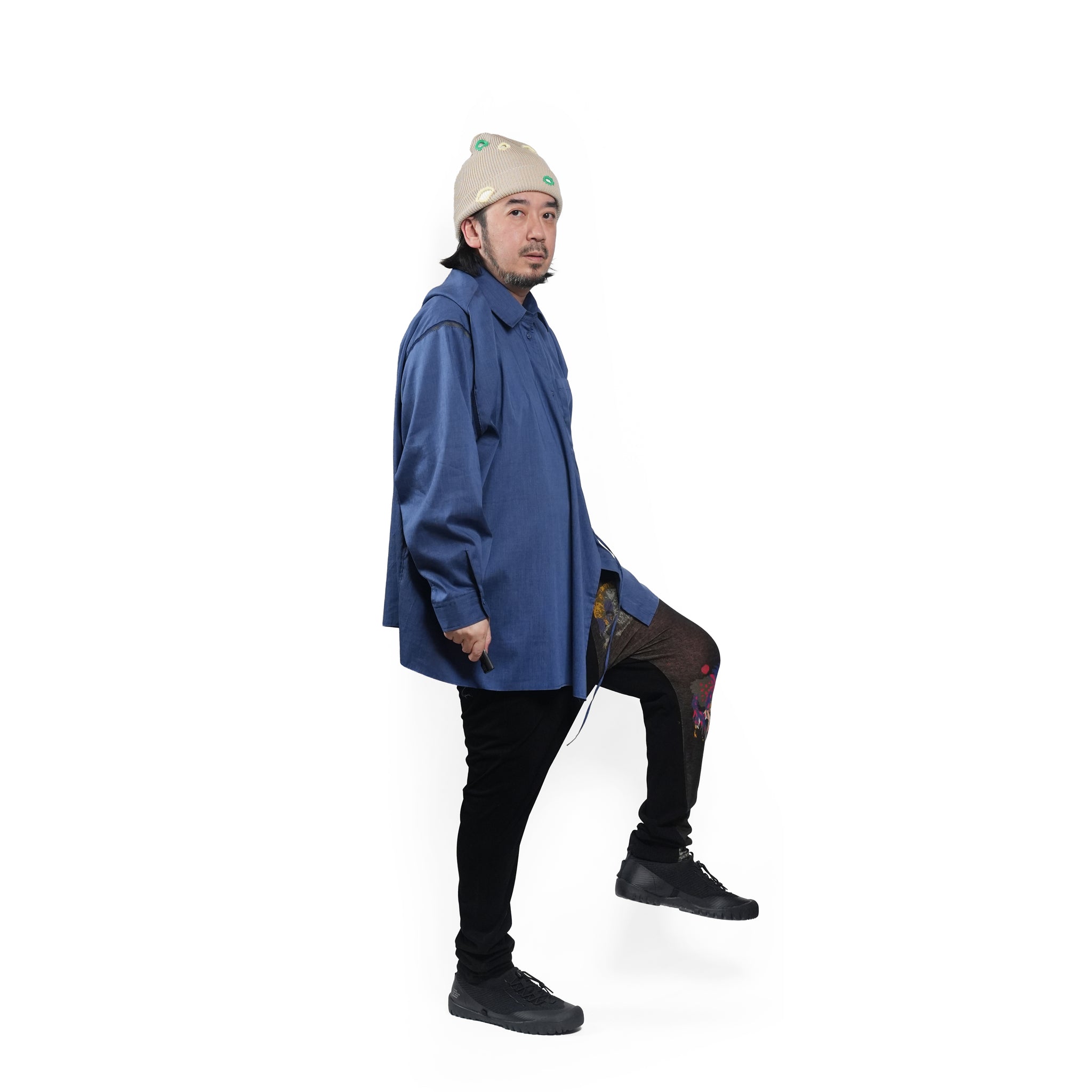 SAMUE SHIRT 改– Blue | STOF