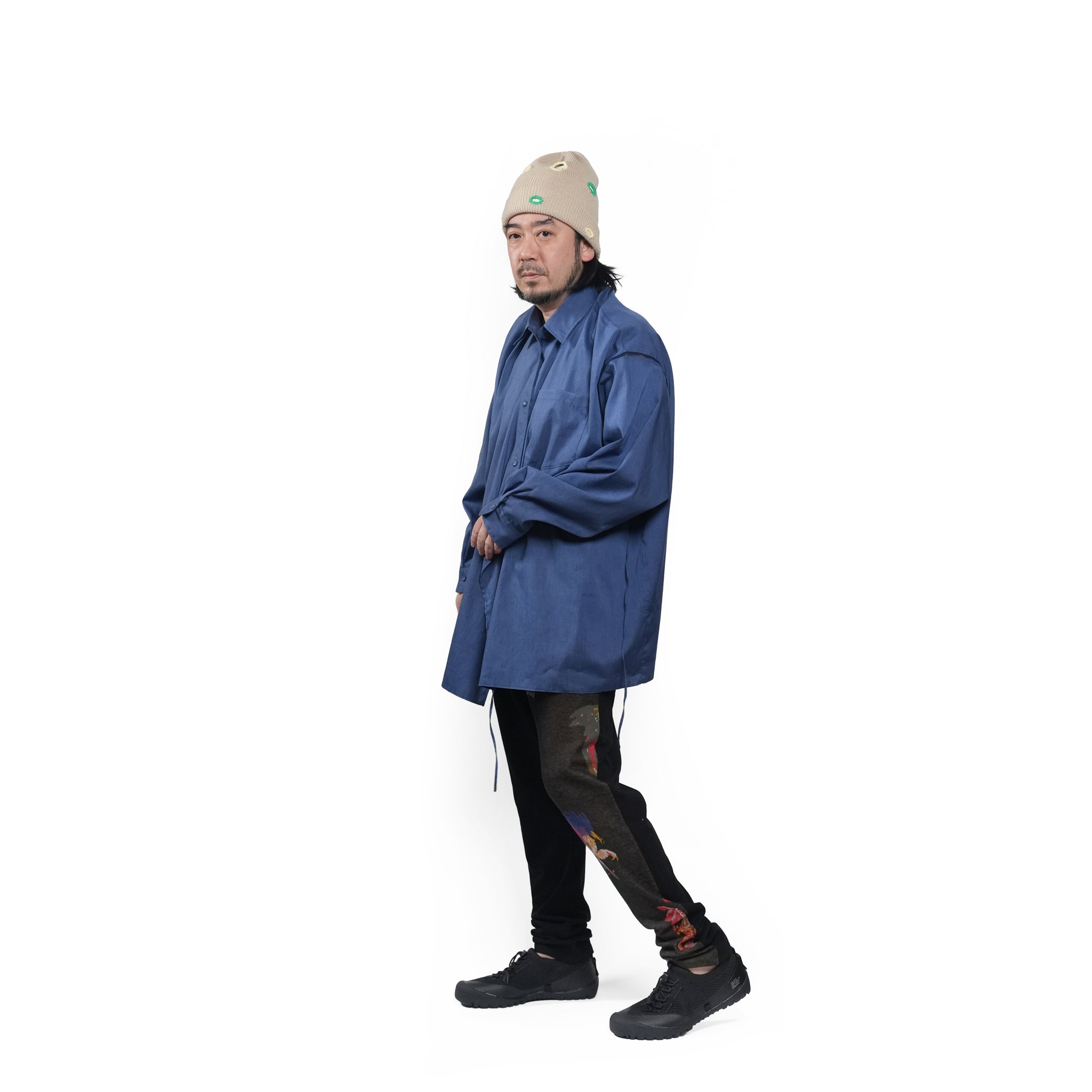 SAMUE SHIRT 改– Blue | STOF