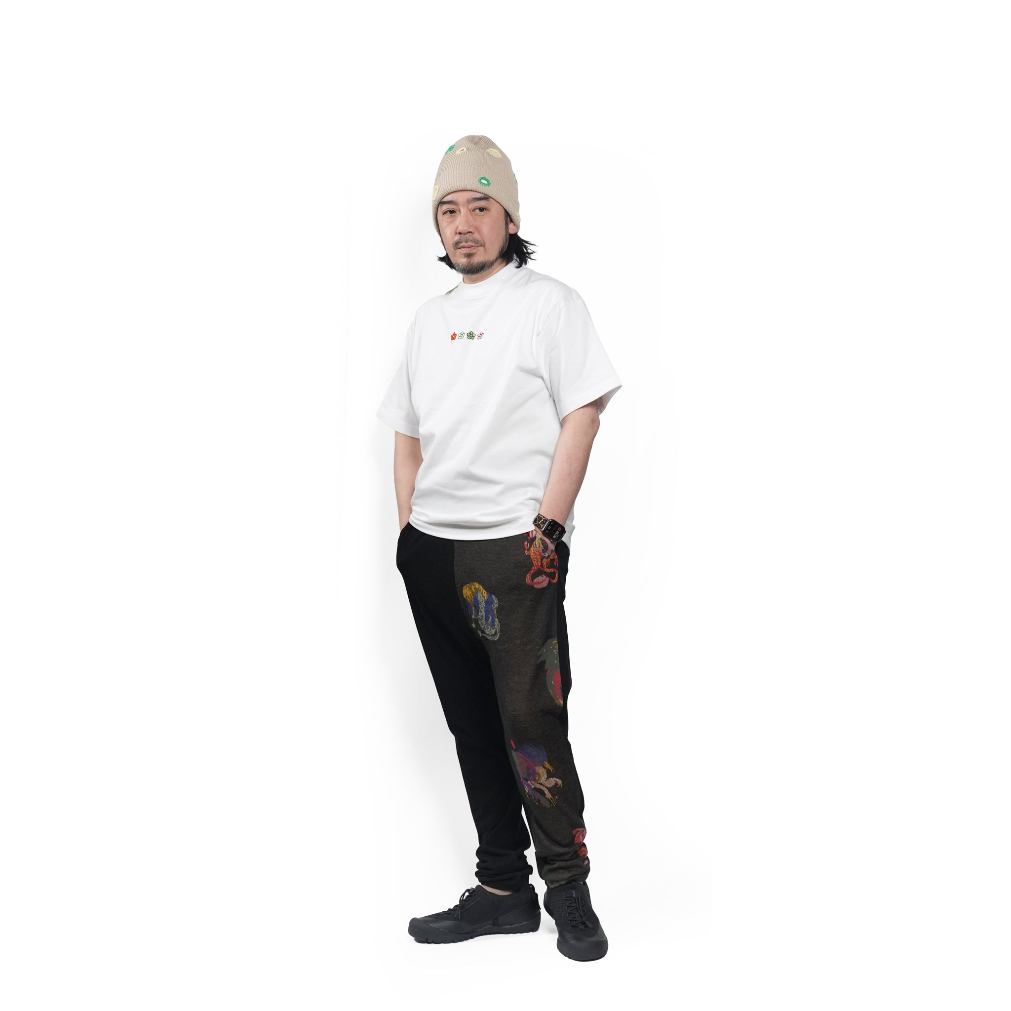Alignment Flower T-Shirt – White | NICK GEAR