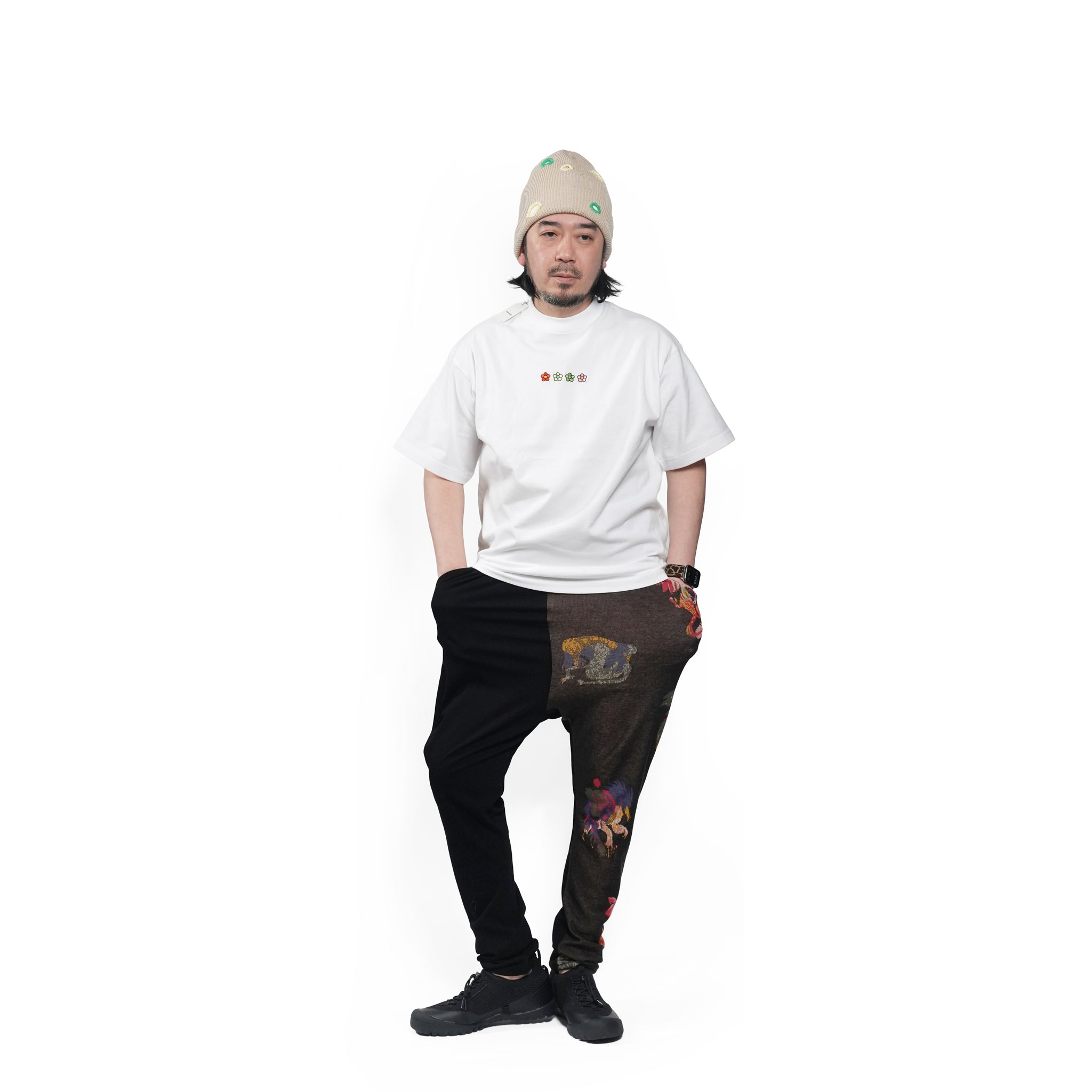 Alignment Flower T-Shirt – White | NICK GEAR