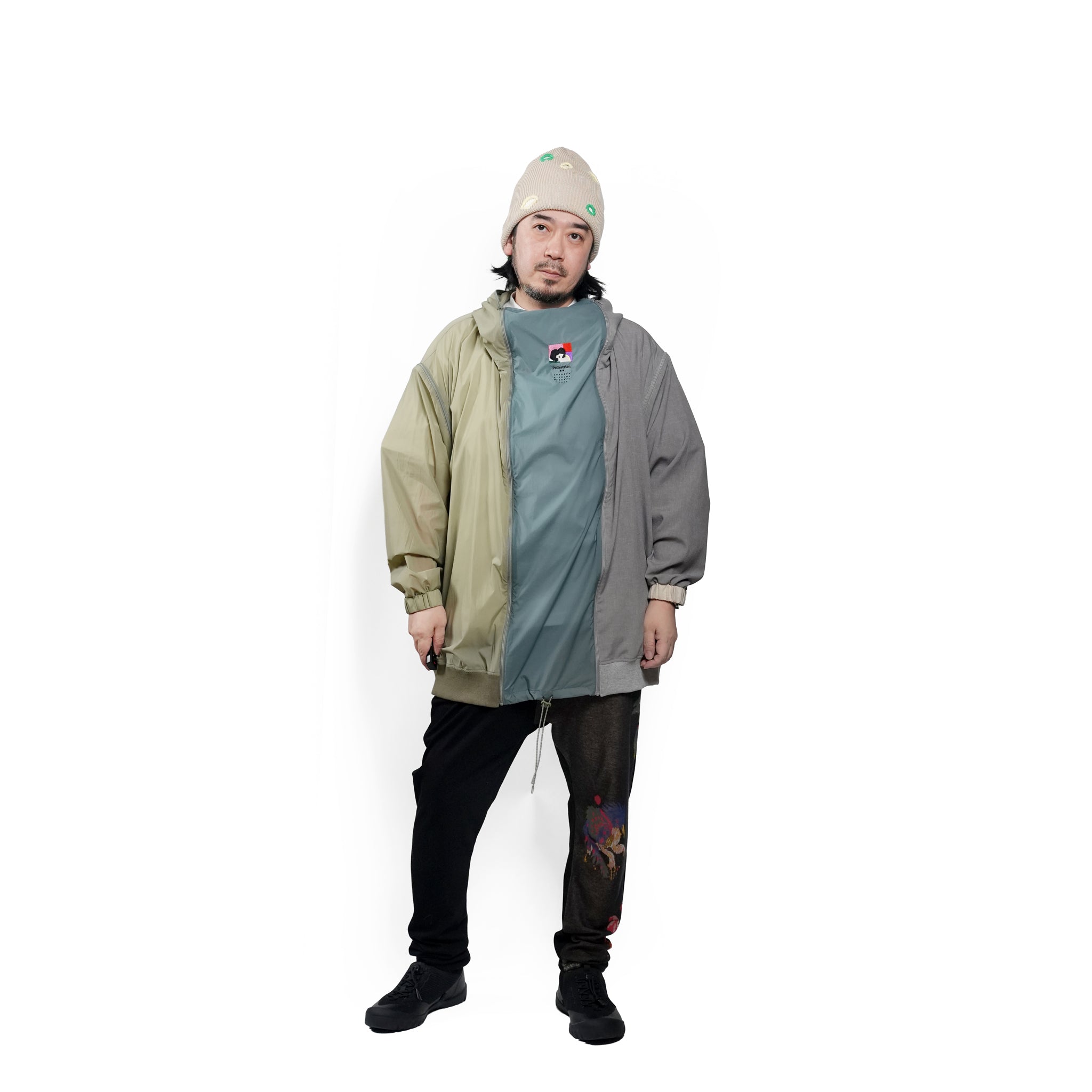 MNEELYTITN-GSHCIROTLSOR 3WAY HOODIE JACKET– Grey | STOF