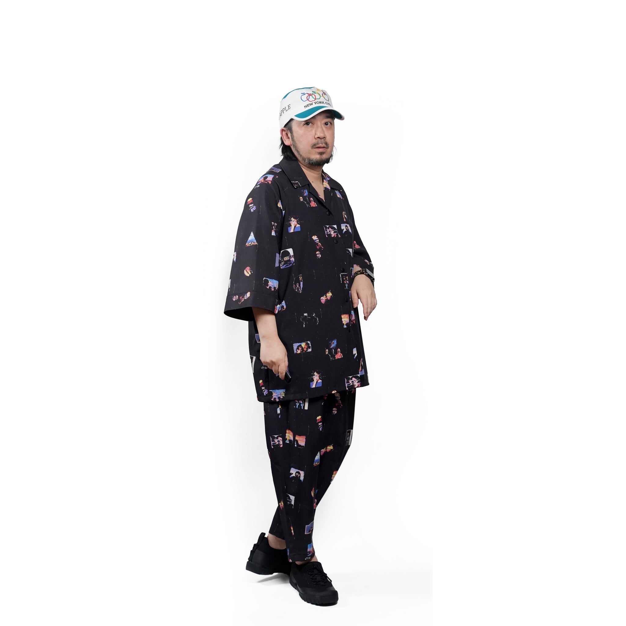 PEDESTRIAN WIDE PANTS | Color_Black | No_SF26SS-06_Black【STOF_ストフ】