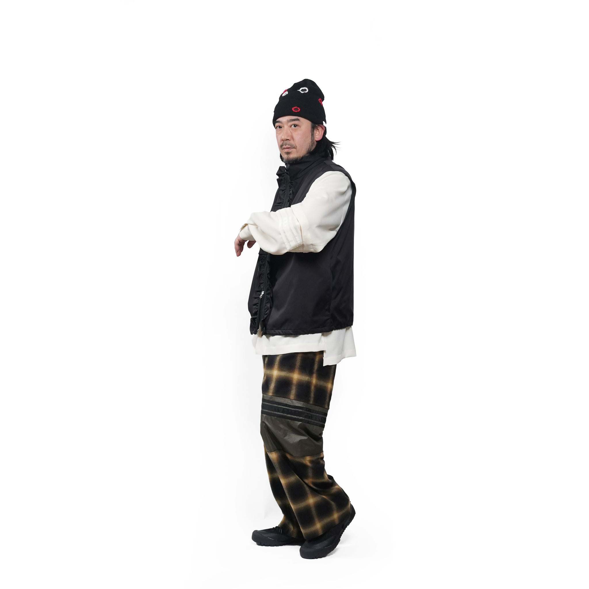 Frill Vest – Black | NICK GEAR