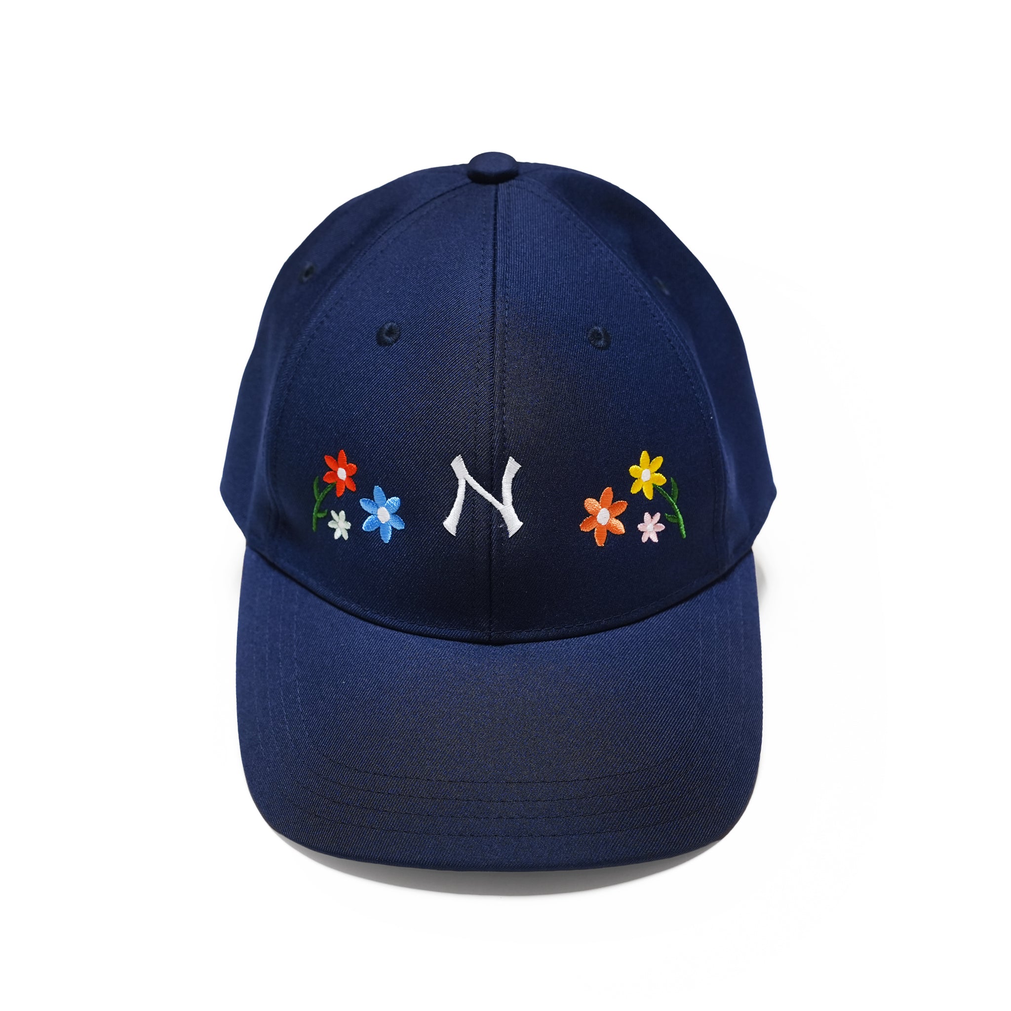 Mini Logo Flower Cap – Navy | No_26S-10_Navy | NICK GEAR