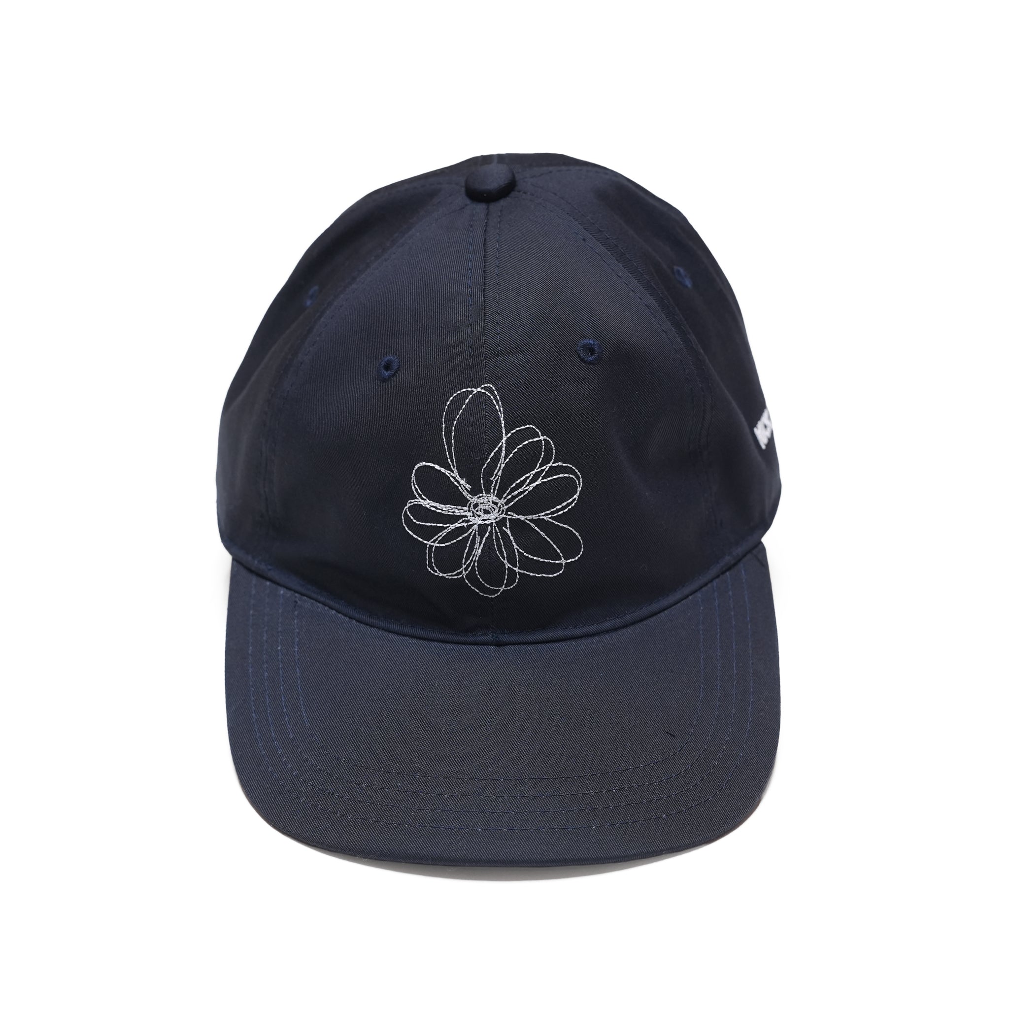 Hand Stitch Flower Cap – Navy | No_26S-09_Navy | NICK GEAR