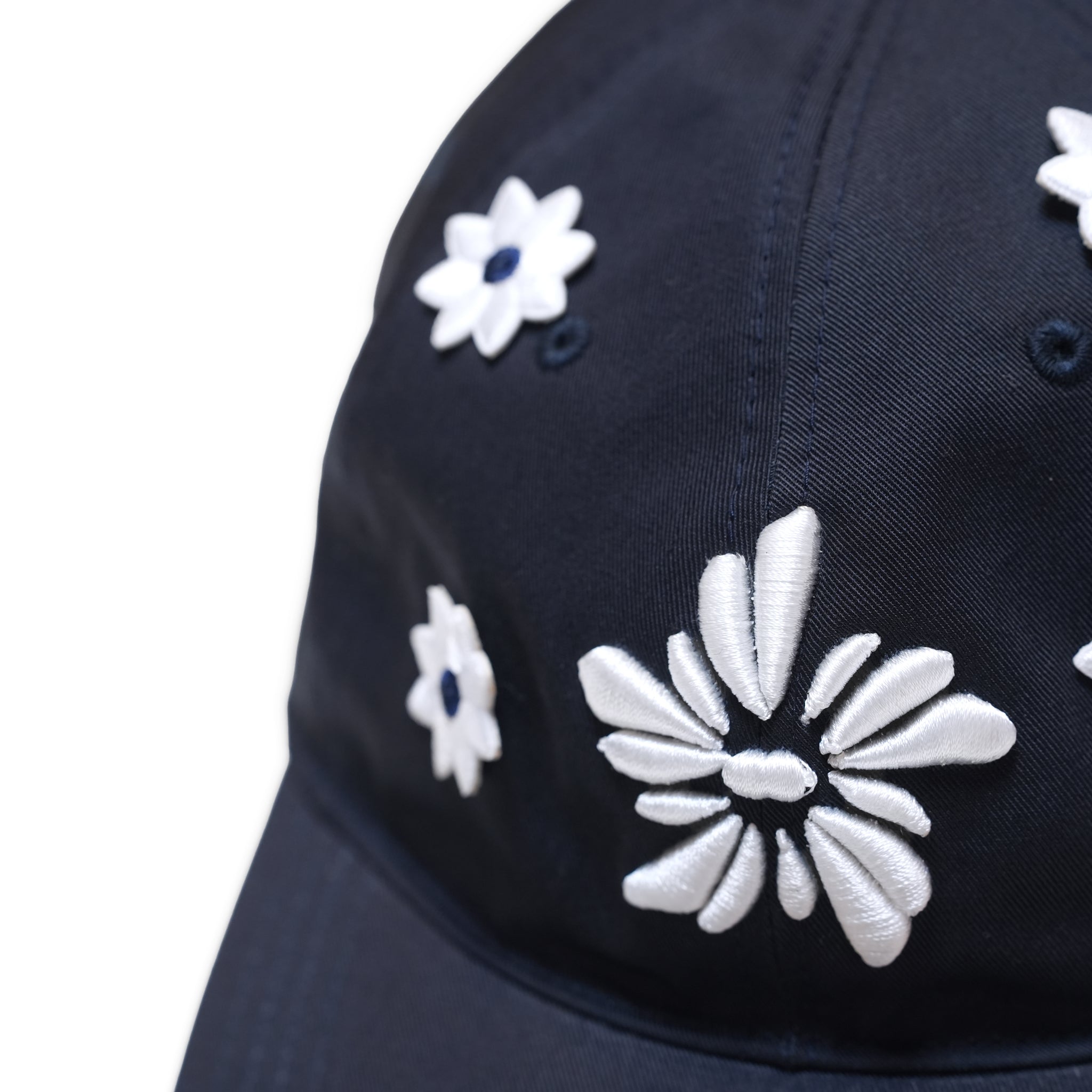 3D Flower Logo Cap – Navy | No_26S-11_Navy | NICK GEAR