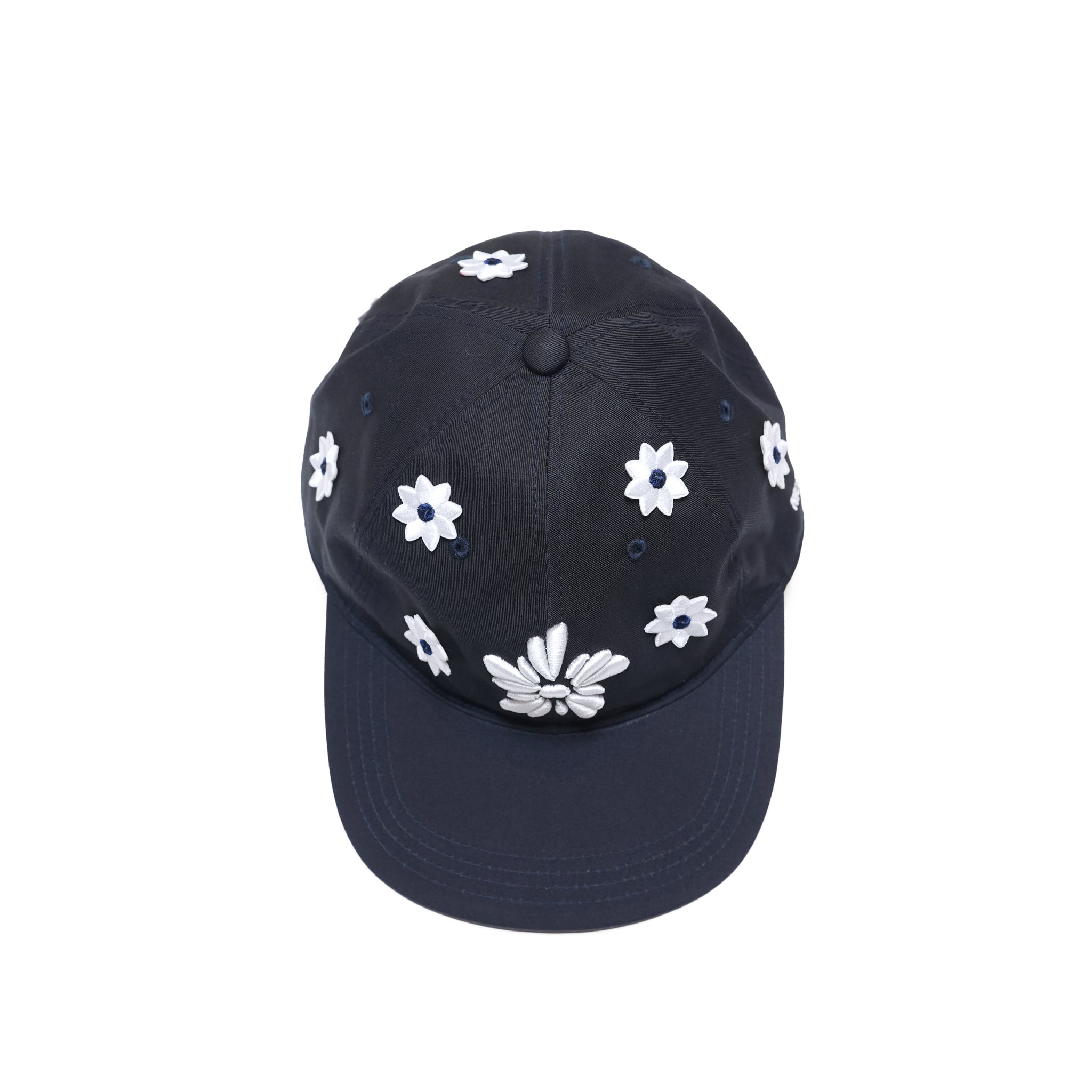 3D Flower Logo Cap – Navy | No_26S-11_Navy | NICK GEAR