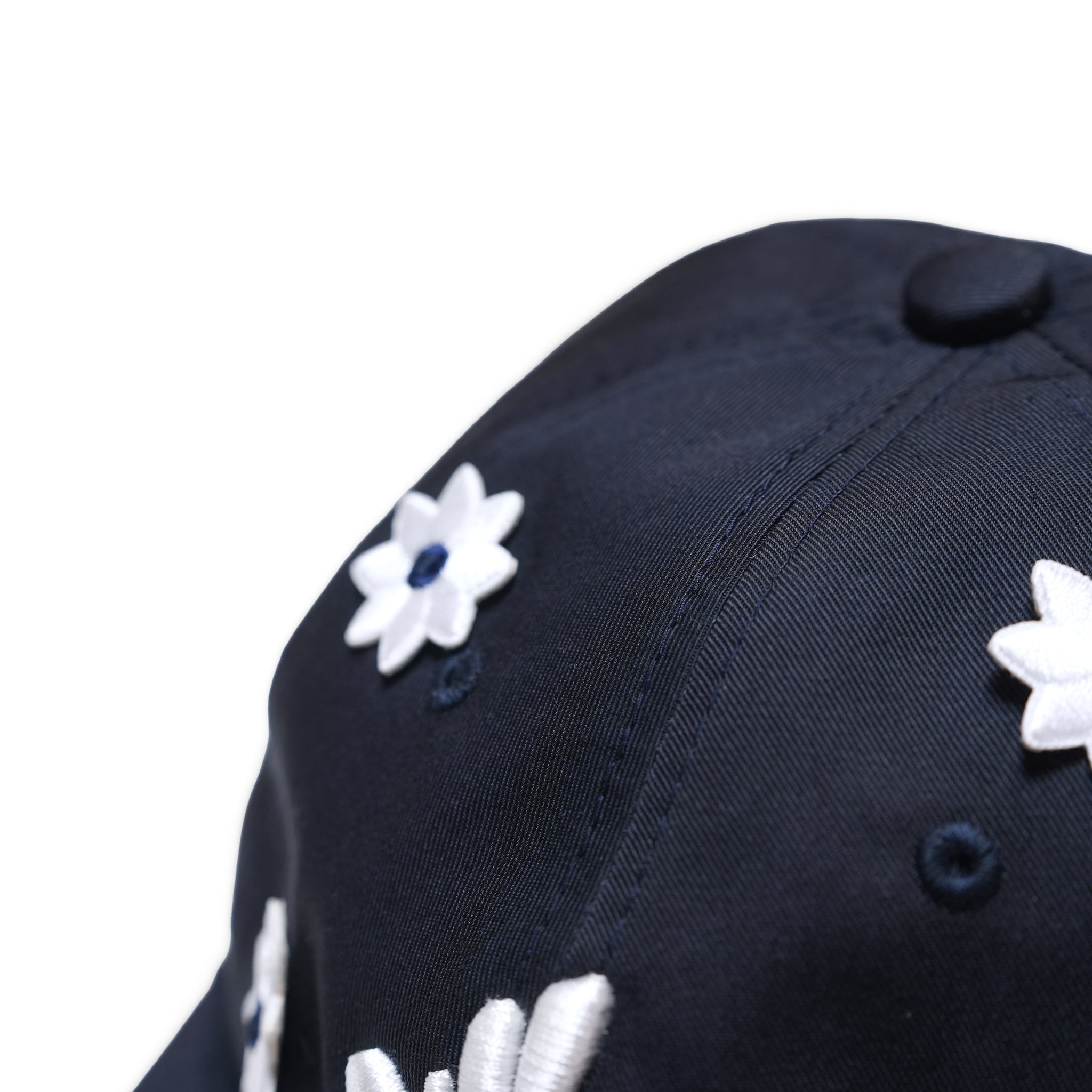3D Flower Logo Cap – Navy | No_26S-11_Navy | NICK GEAR