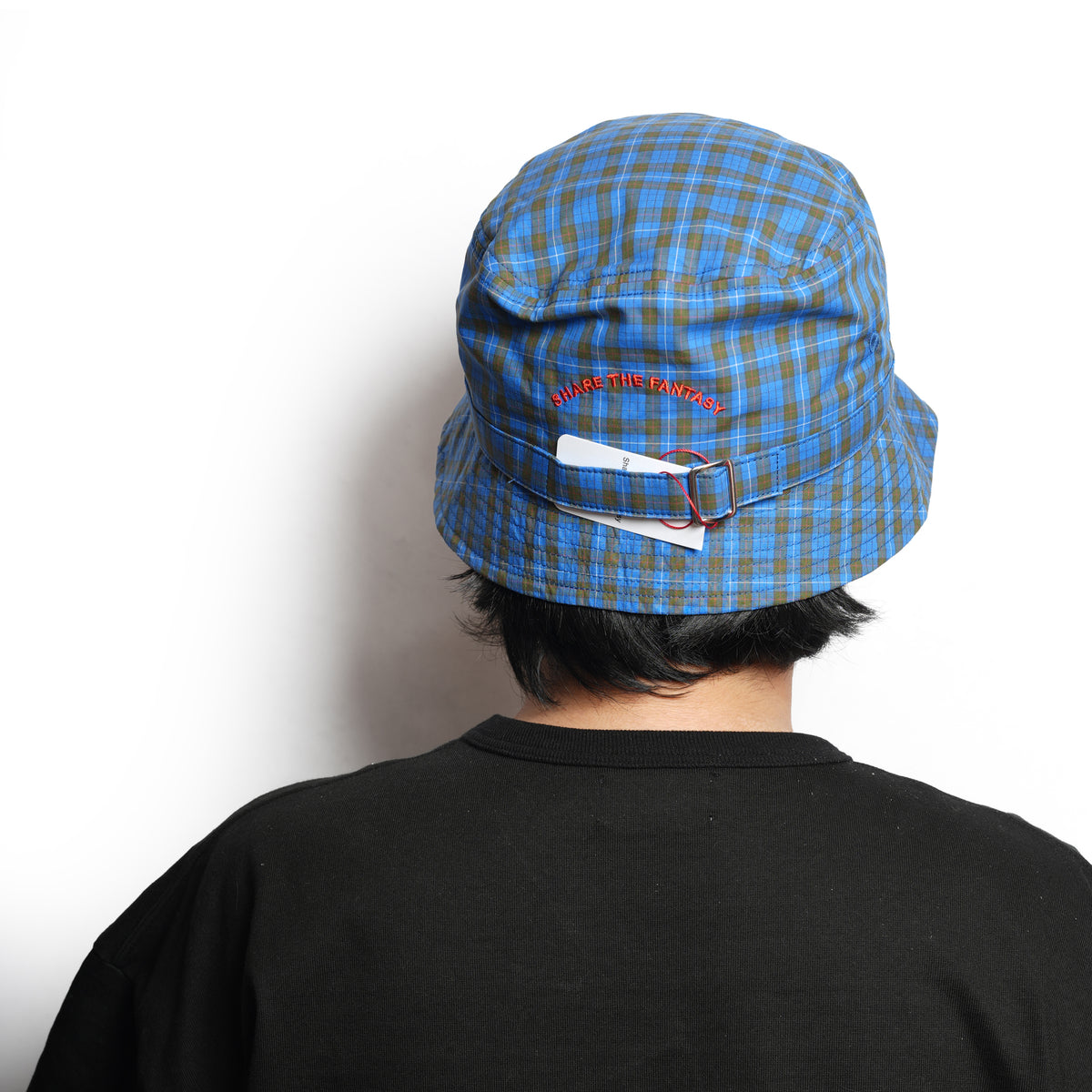 BUCKET HAT – Blue(Check) | SHARE THE FANTASY