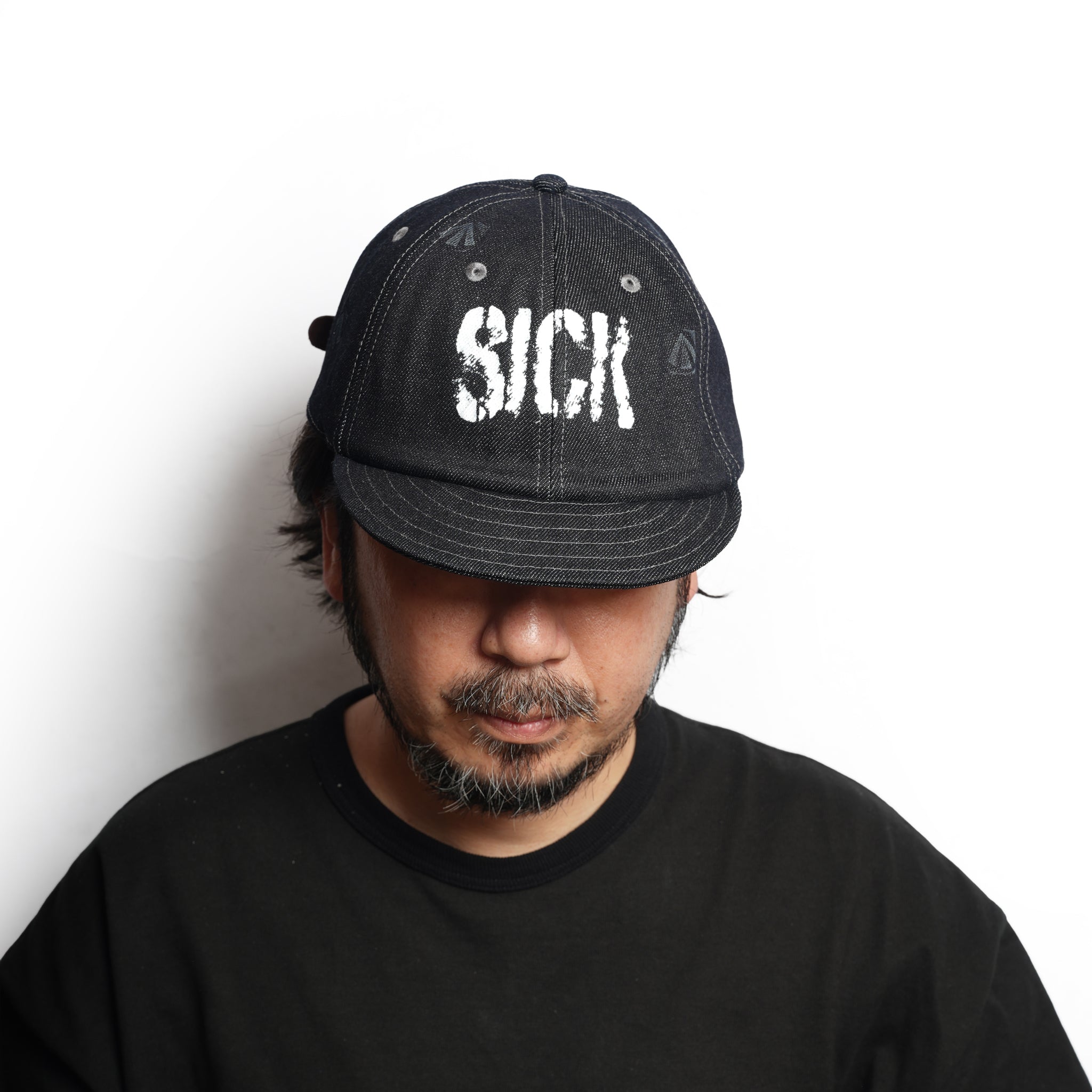 BICYCLE CAP – Beige / Indigo | ORIGINAL JOHN