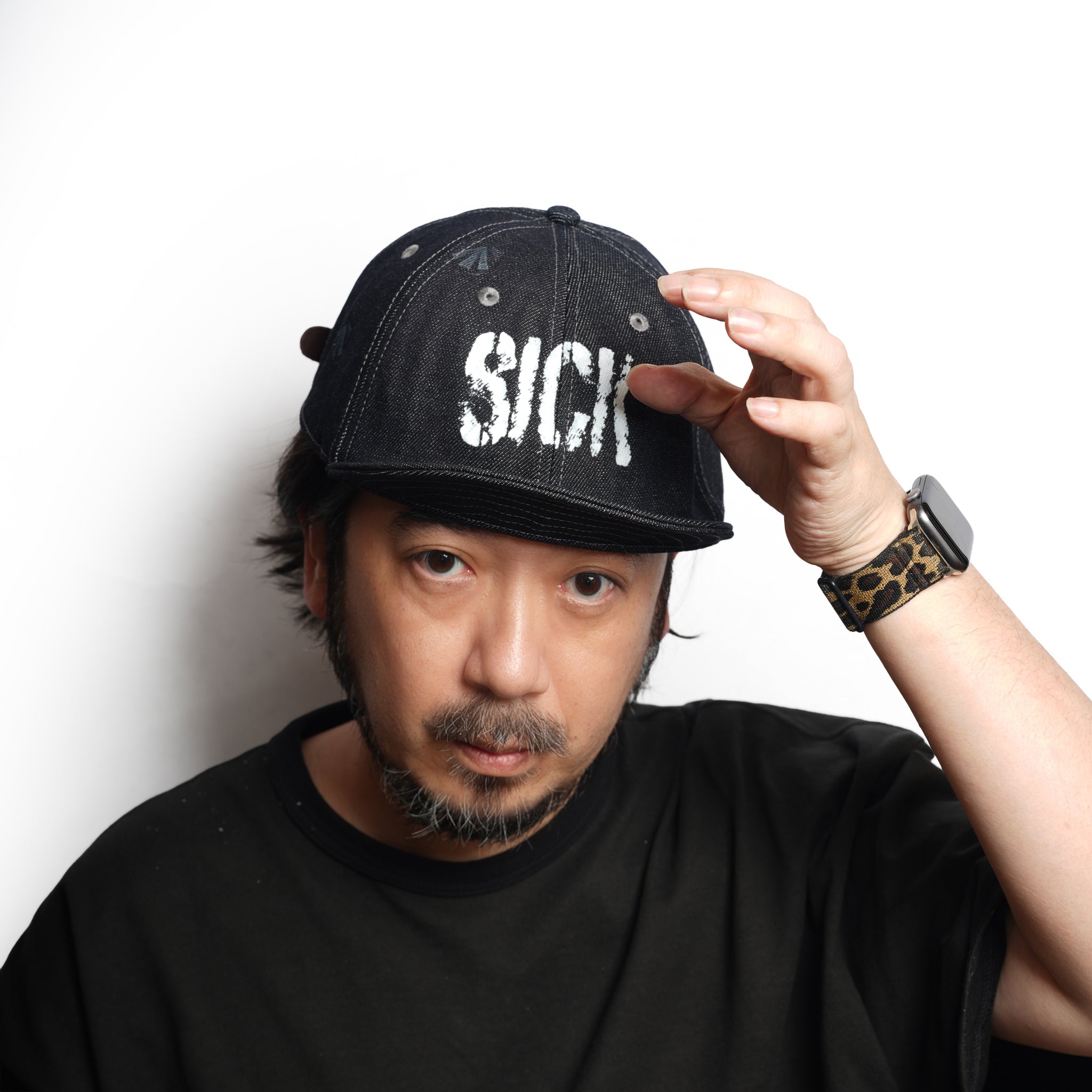 BICYCLE CAP – Beige / Indigo | ORIGINAL JOHN