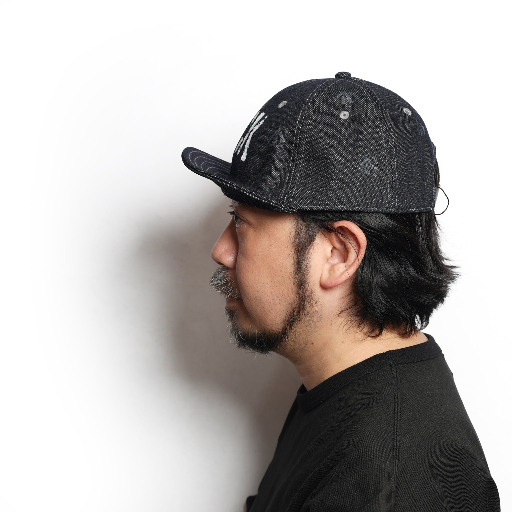 BICYCLE CAP – Beige / Indigo | ORIGINAL JOHN