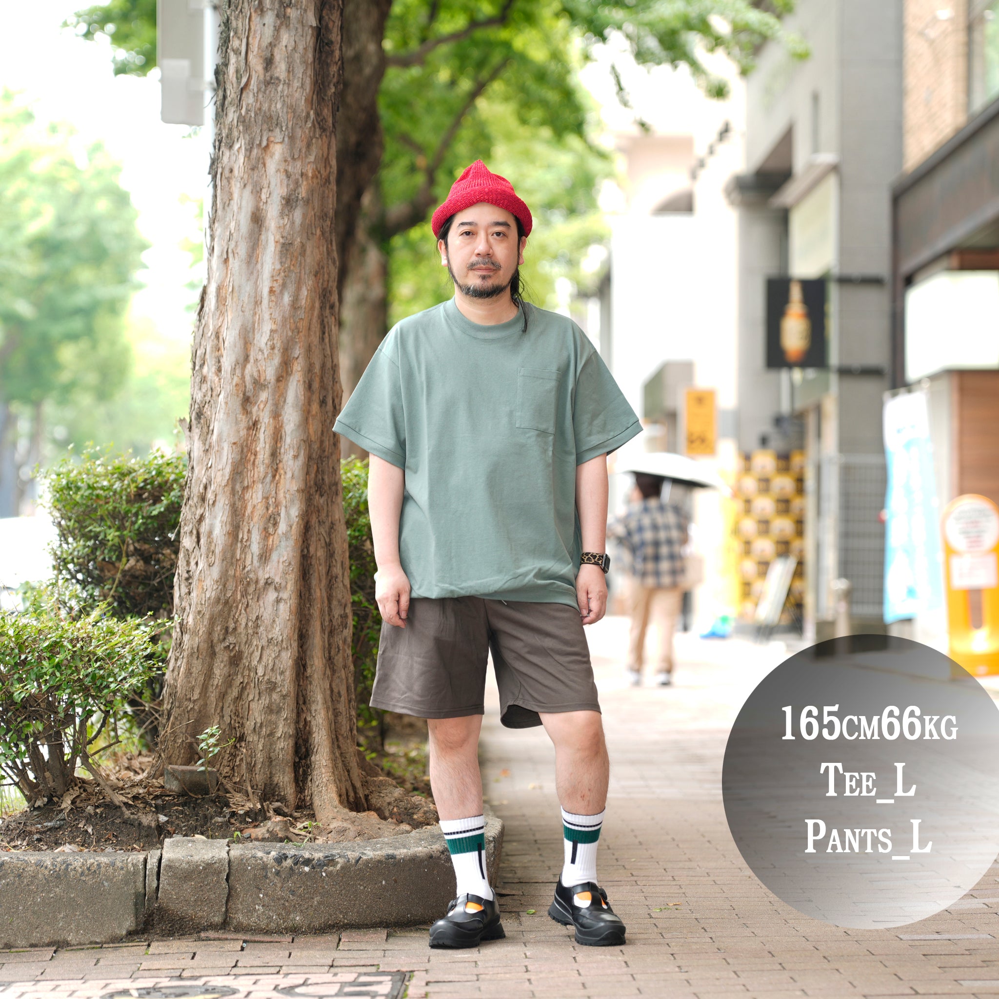 RELAX FIT №125 [ Relax shorts ] | Col_Charcoal Gray / Graysh Blue【RELAX FIT_リラックスフィット】