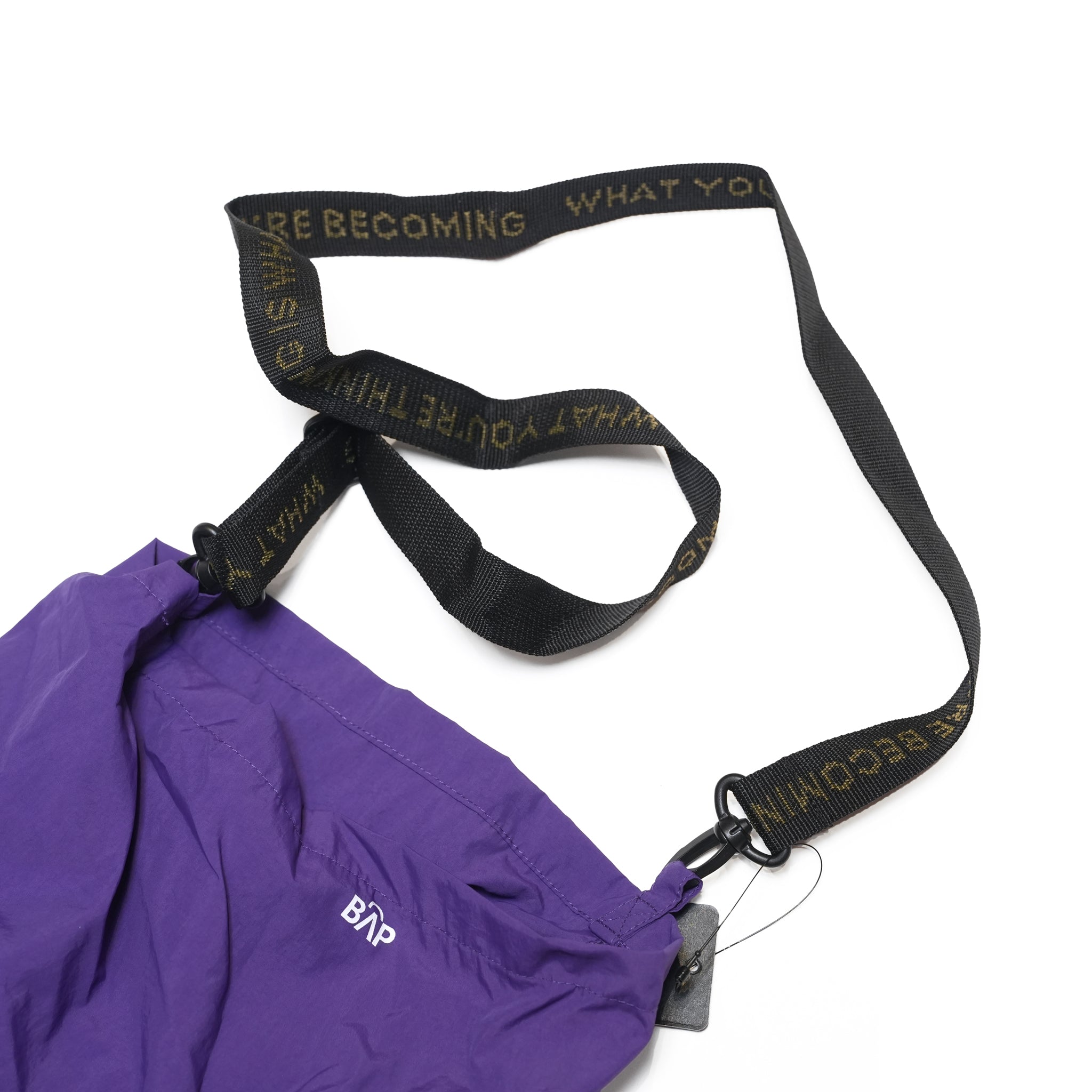 BAP / YUM YUM Wordface BagCap / Color_Black - Bag : Purple