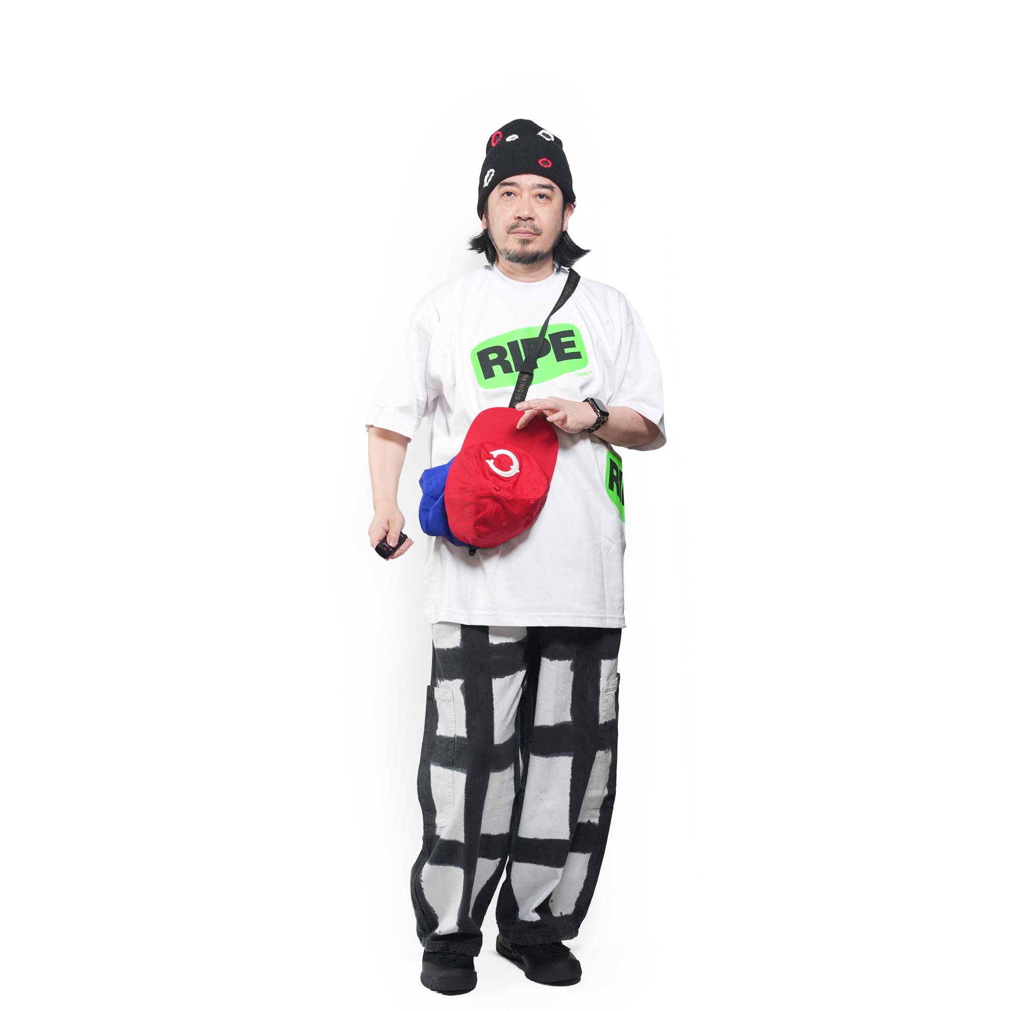 BAP / CHICAGO Baseball BagCap / Color_Red - Bag : Blue