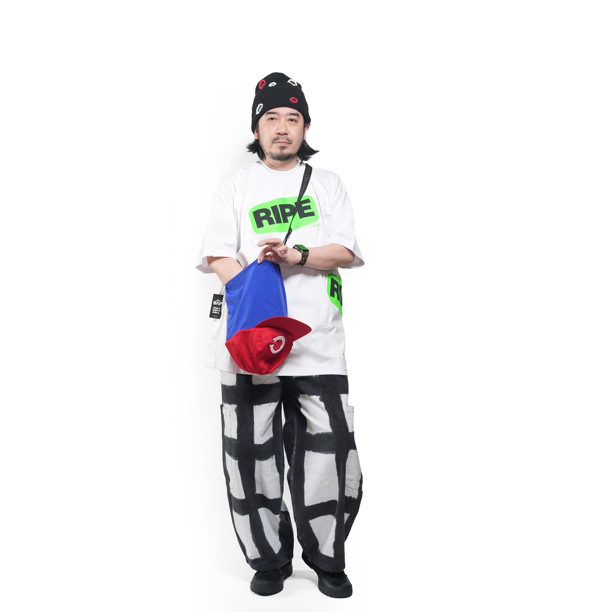 BAP / CHICAGO Baseball BagCap / Color_Red - Bag : Blue