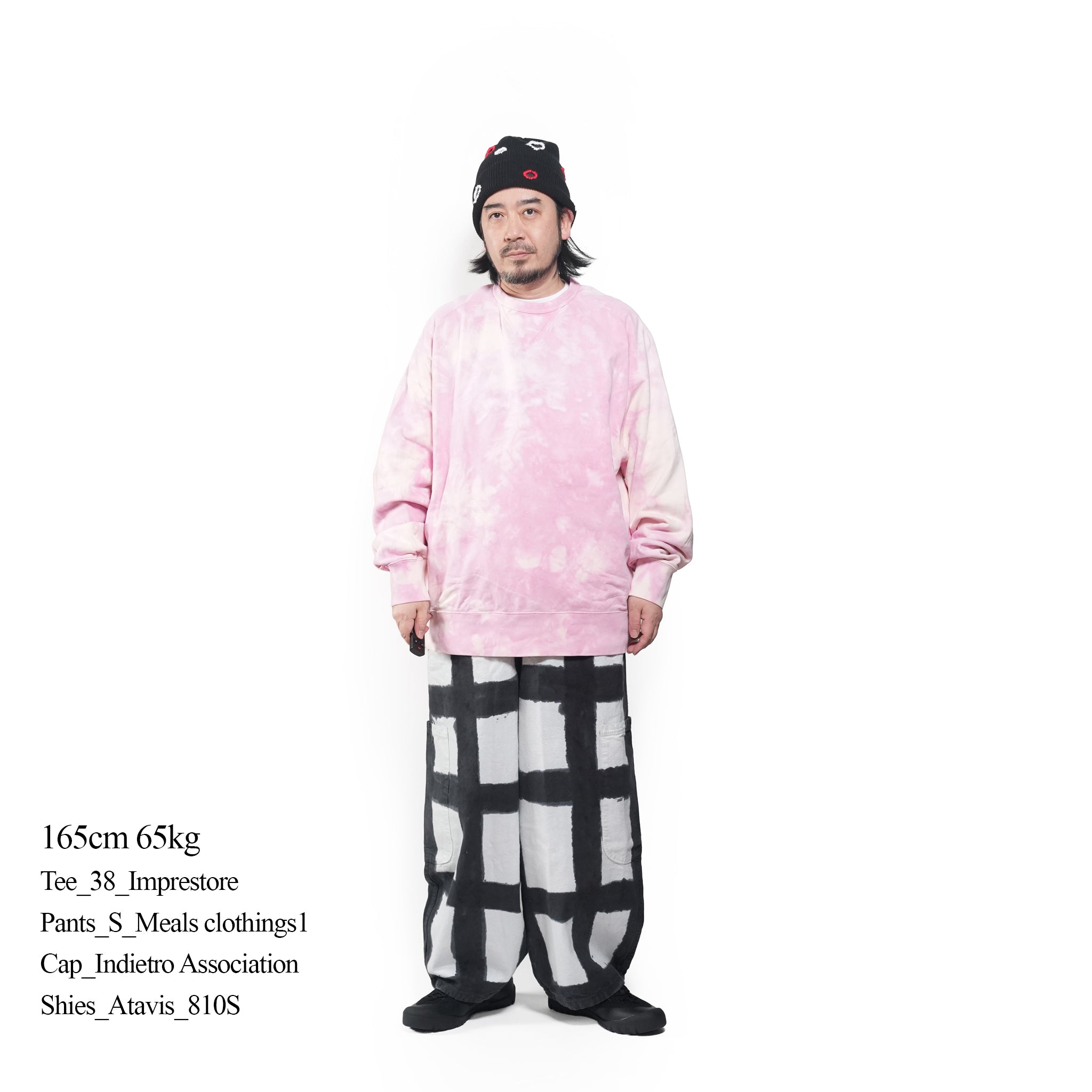 Freedom sweat – Martha-Tie-dye (Pink) | IMPRESTORE