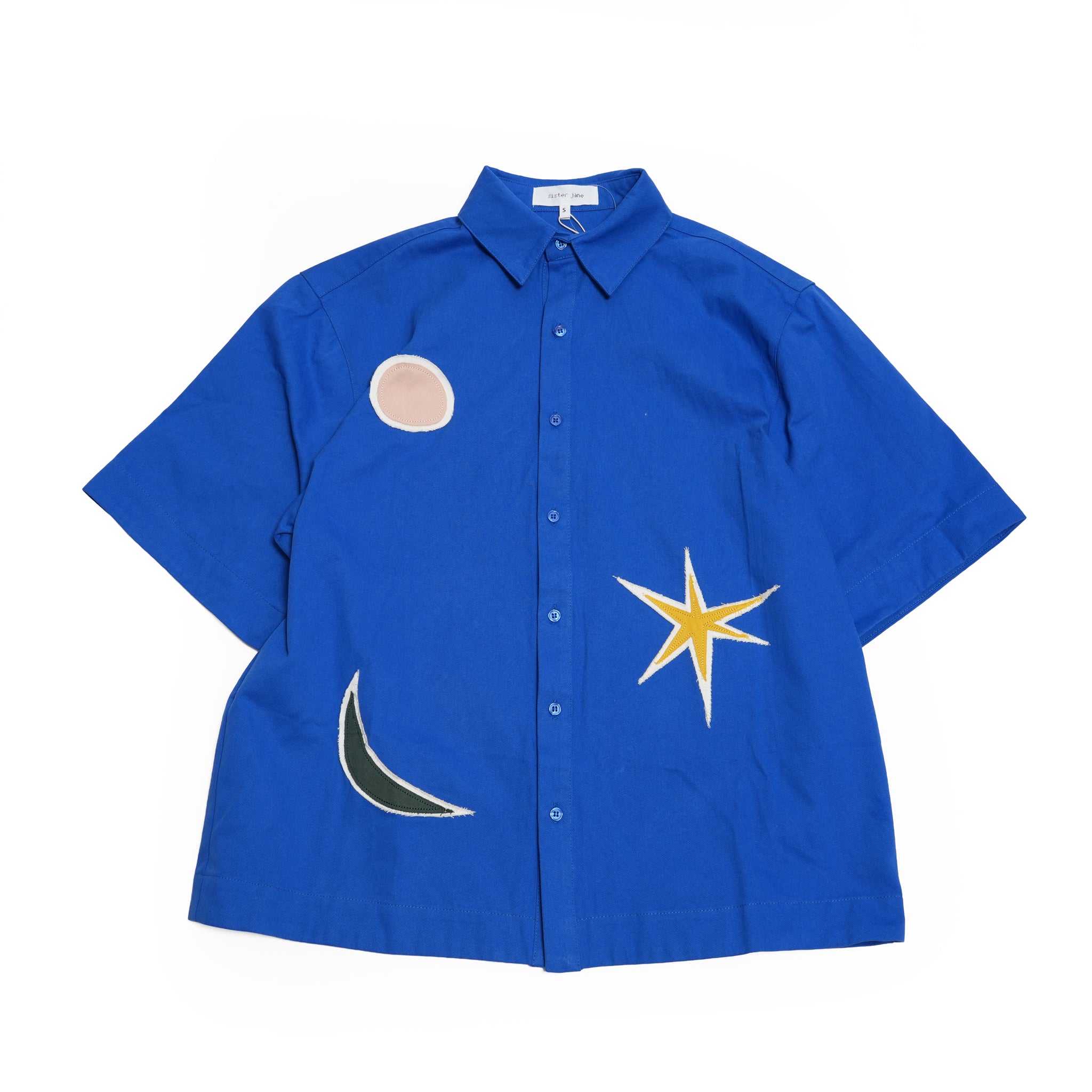 Rayon Applique Boxy Shirt | SISTER JANE