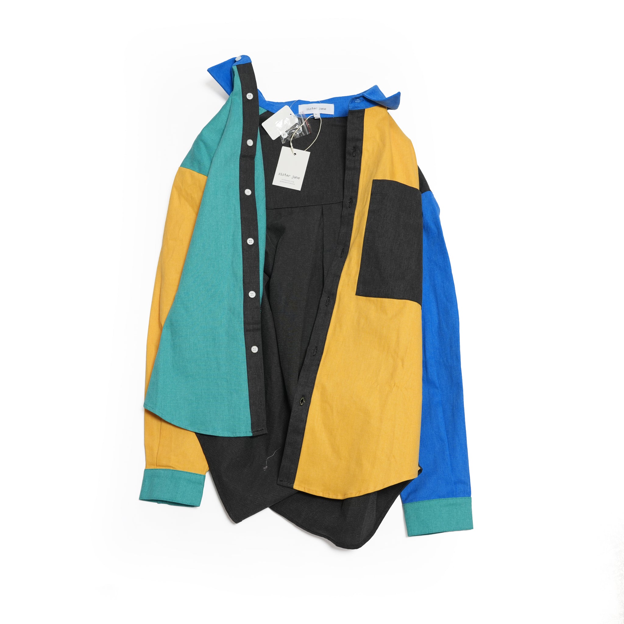 Fresco Colour Block Shirt | SISTER JANE