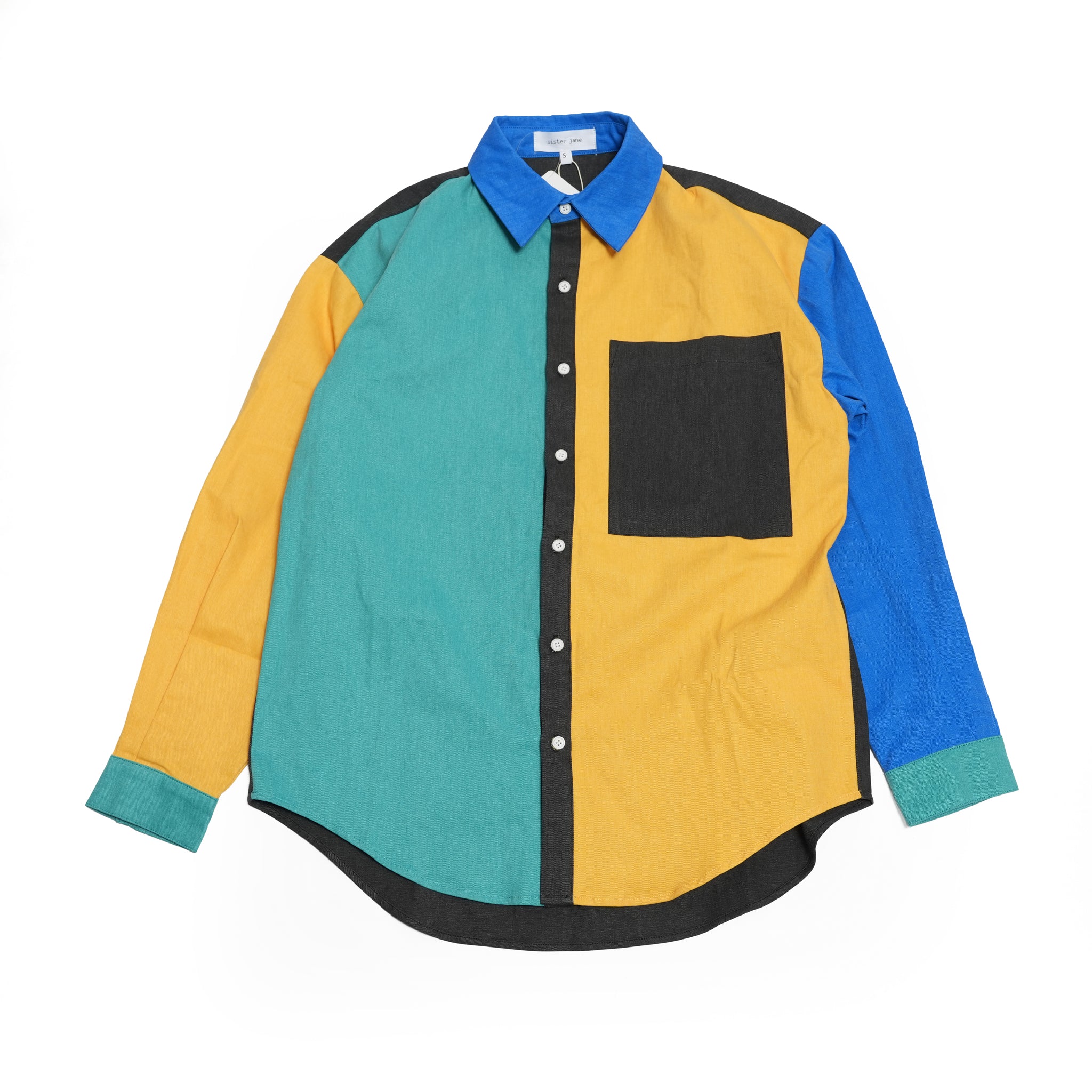 Fresco Colour Block Shirt | SISTER JANE
