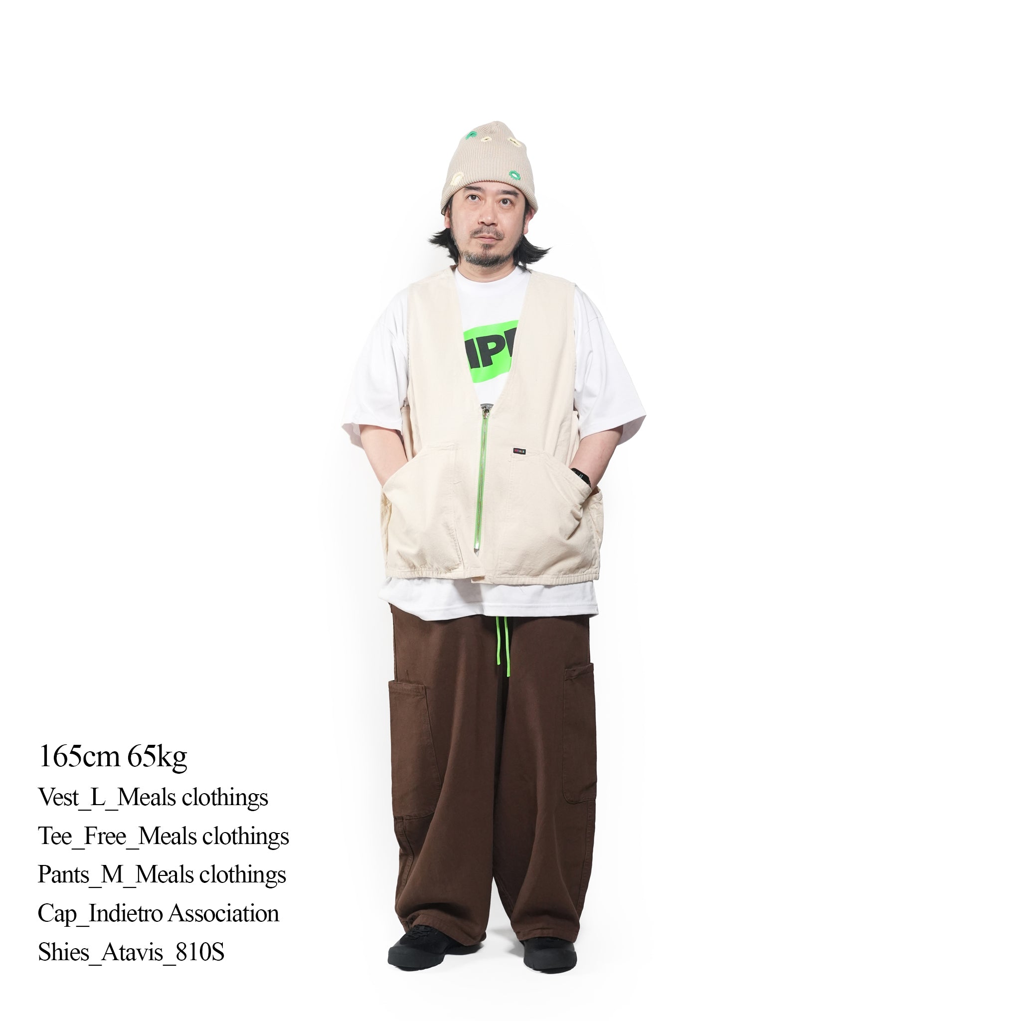 Flour Work Vest | Meals Clothing