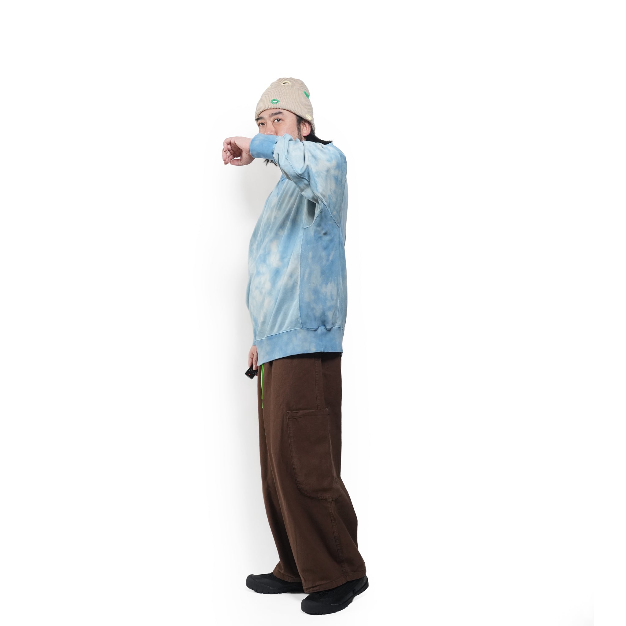 Freedom sweat – Martha-Tie-dye (Sax) | IMPRESTORE
