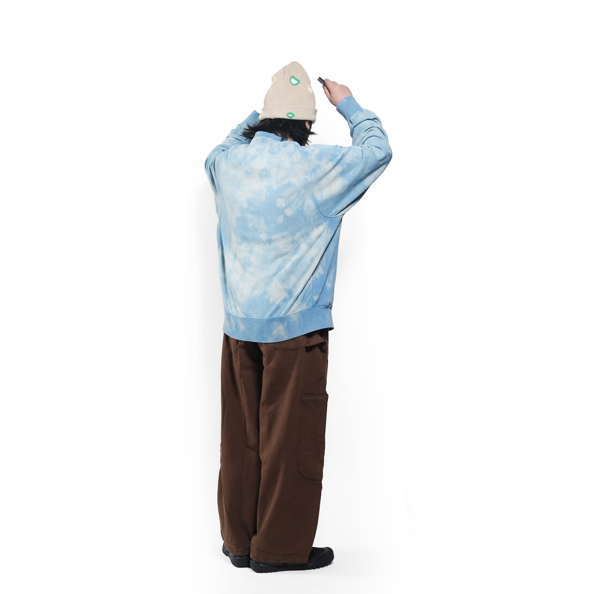 Freedom sweat – Martha-Tie-dye (Sax) | IMPRESTORE