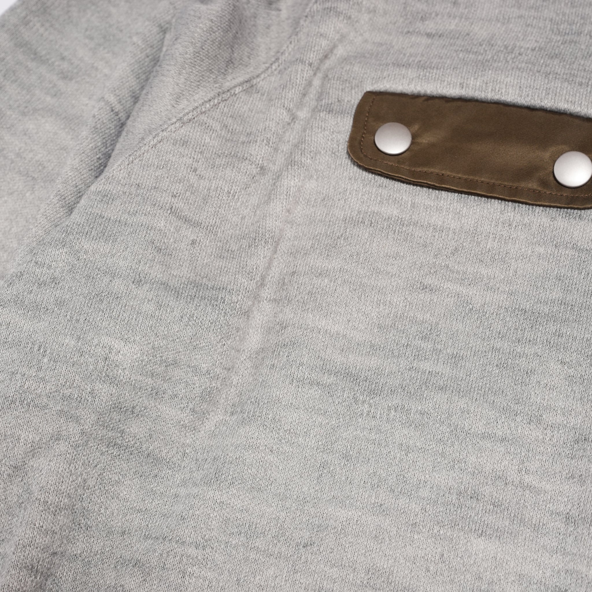 Quilt Patch Pulover – Grey | BEDSIDEDRAMA