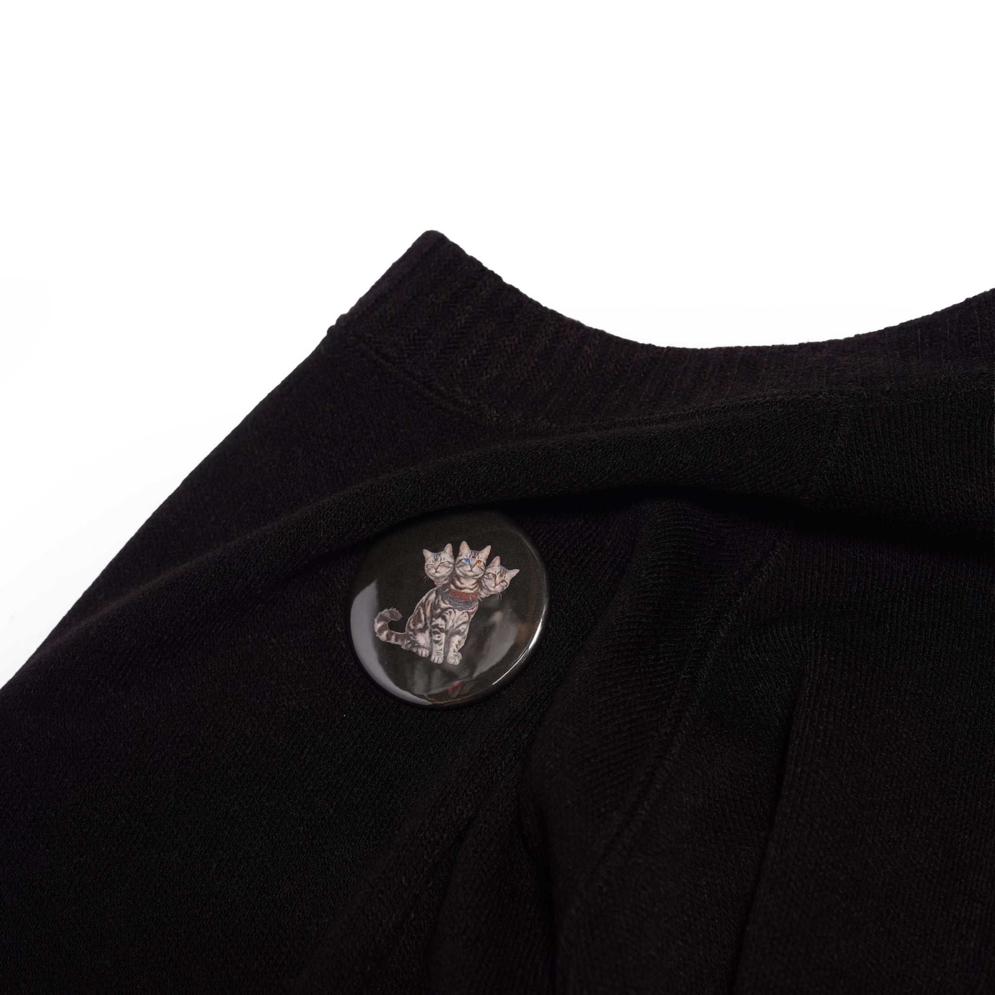 Quilt Patch Pulover – Black | BEDSIDEDRAMA